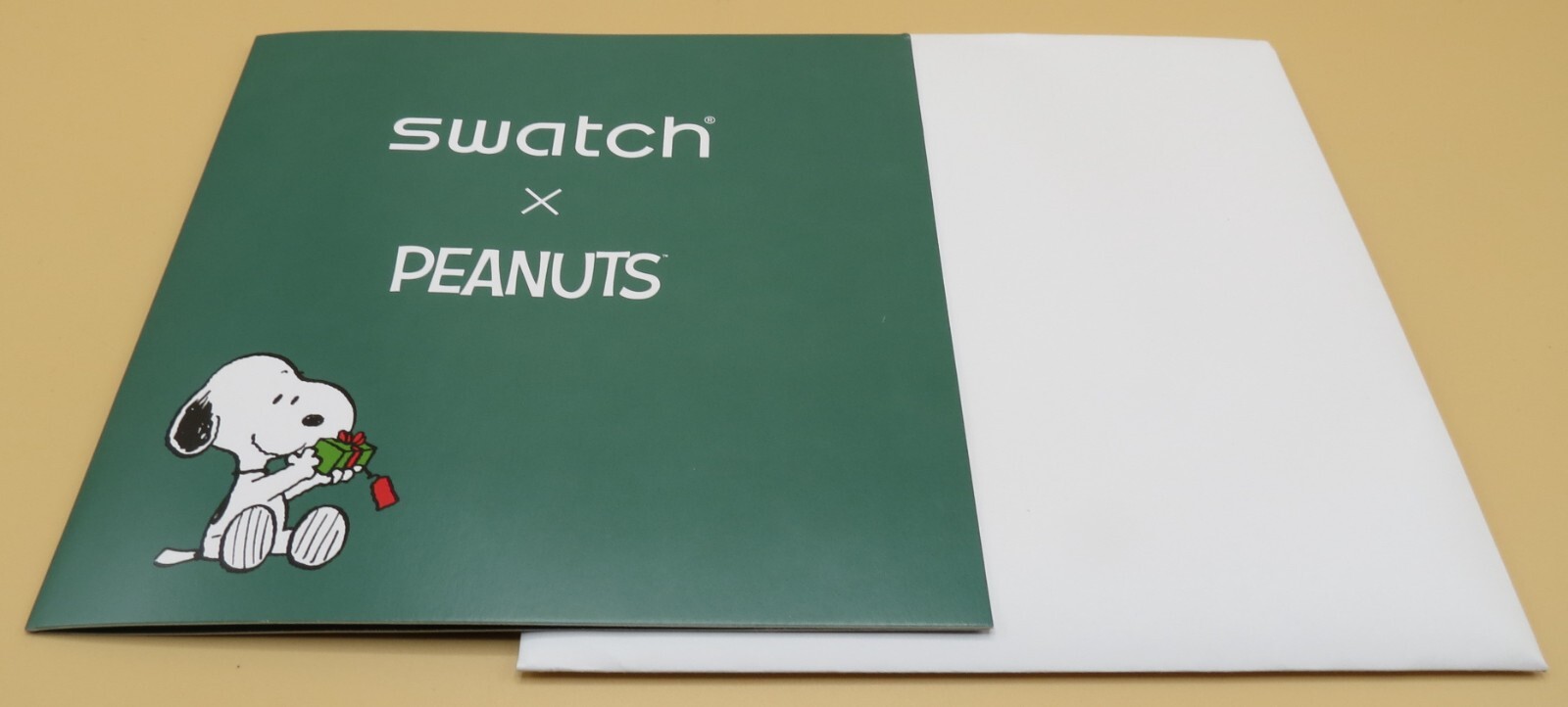 lot of 10 SWATCH X PEANUTS pop up christmas cards 2021 unused