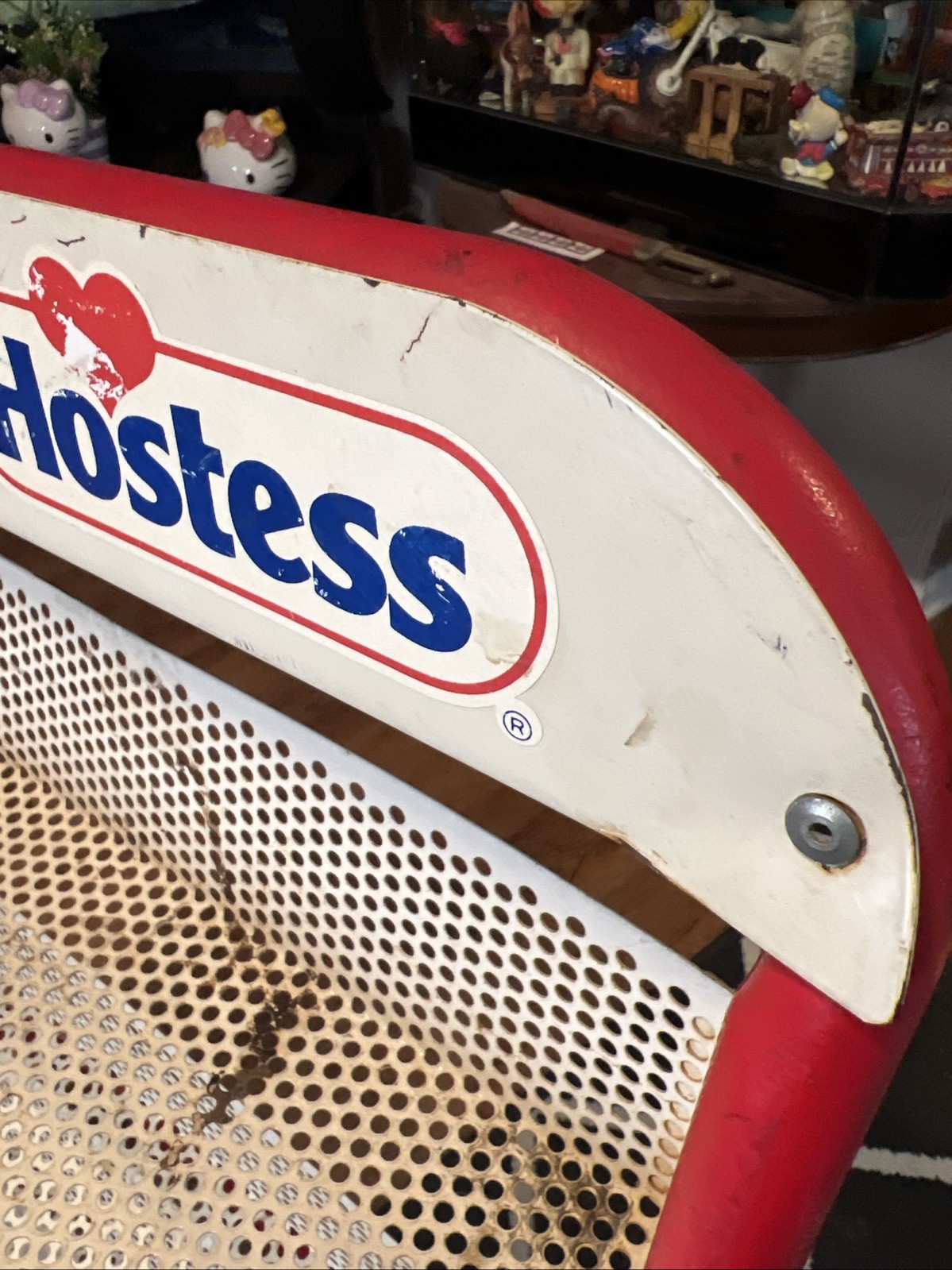 VINTAGE HOSTESS TWINKIE DISPLAY RACK FOR STORE, ALL METAL WITH 4 SHELVES