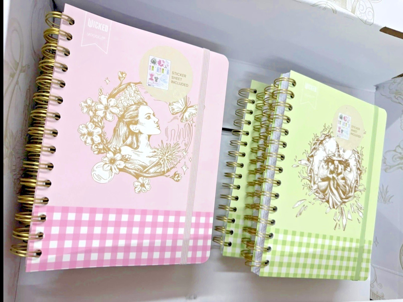 Wicked Store Display – Stationary – Green – Pink – New – 54 Items