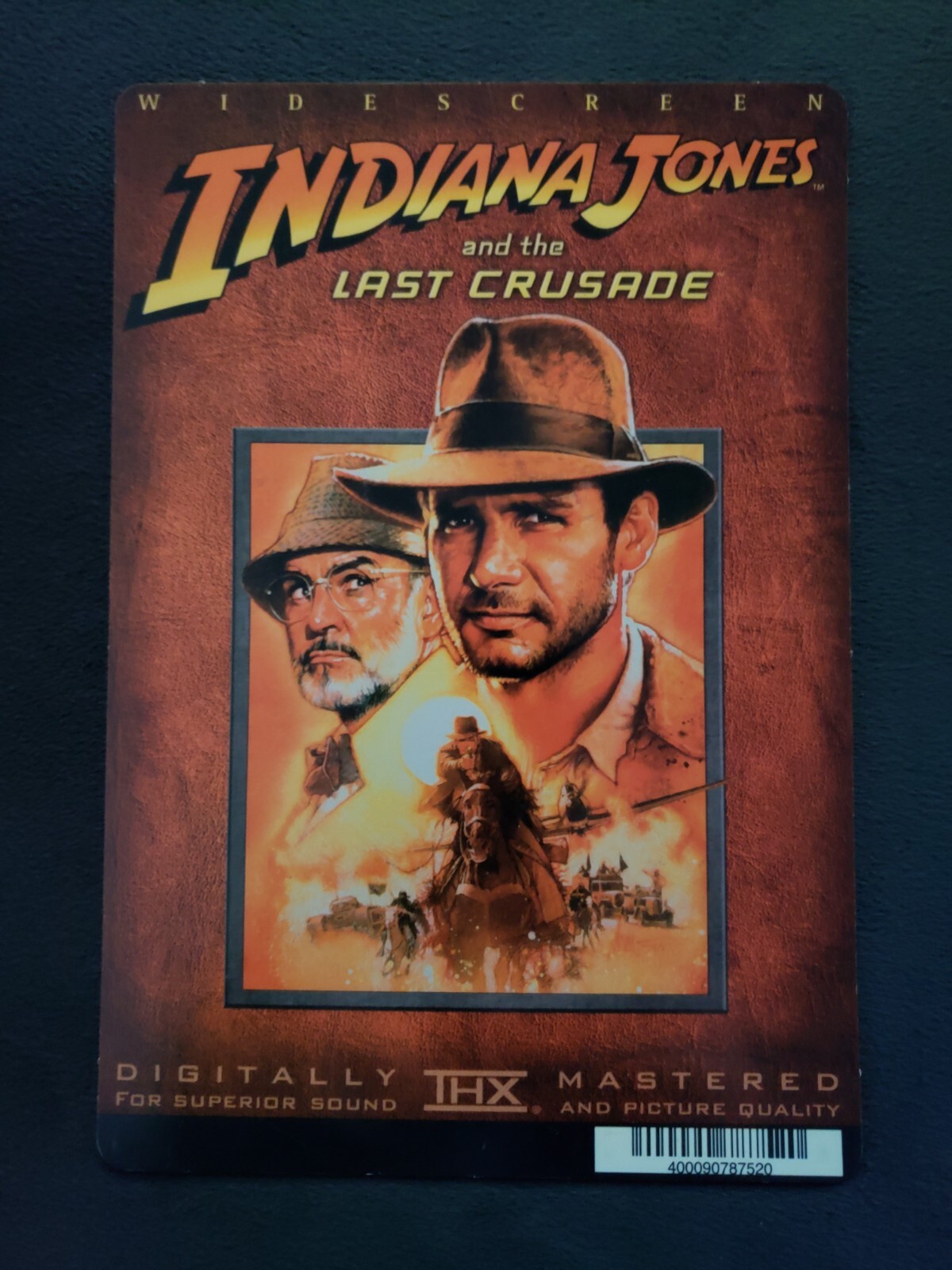 BLOCKBUSTER Movie Backer Card 8″ x 5.5″ INDIANA JONES and the LAST CRUSADE