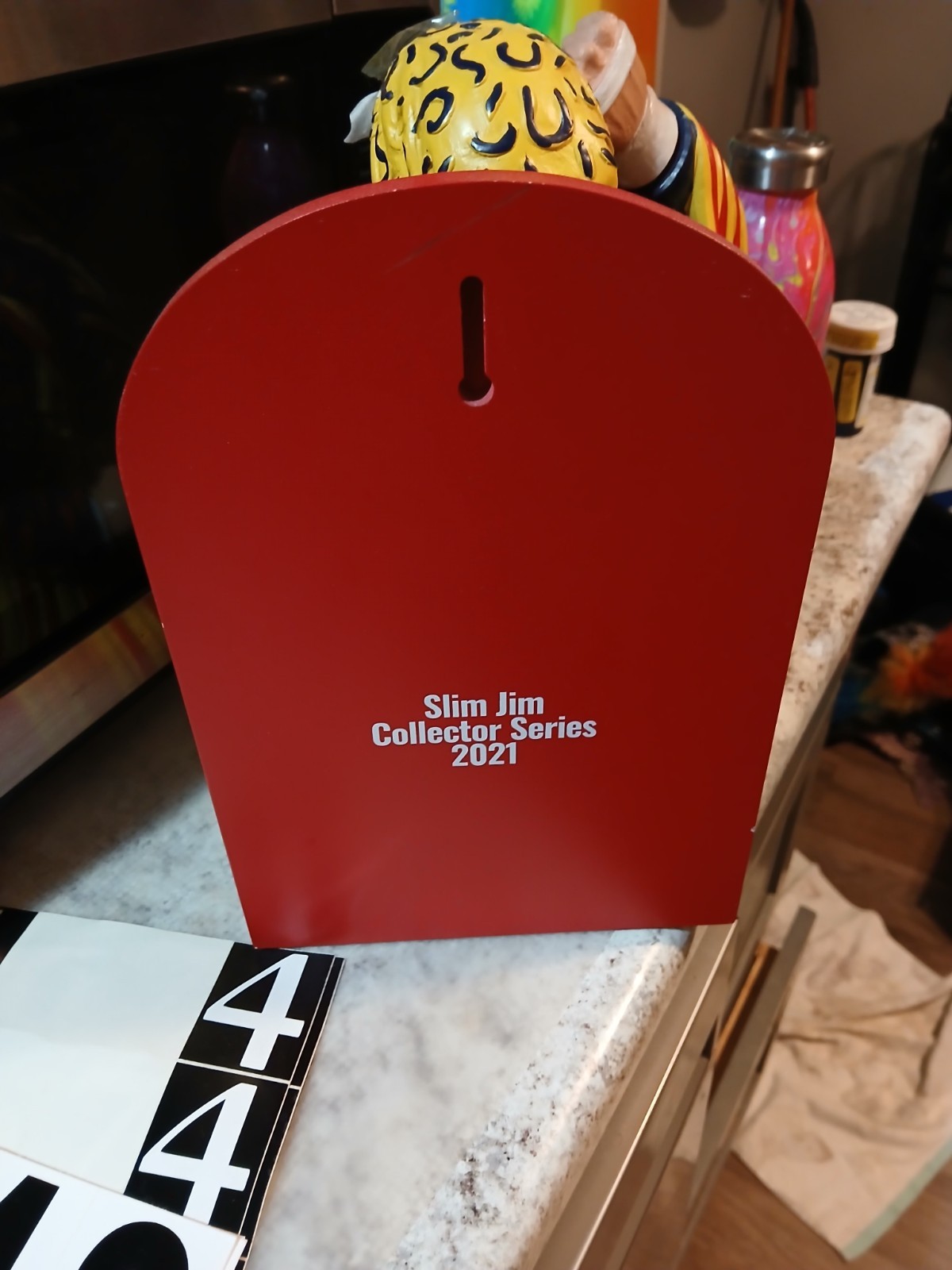 Slim Jim Collector Series 2021 Red Yellow Blue Store Display Advertising Figure