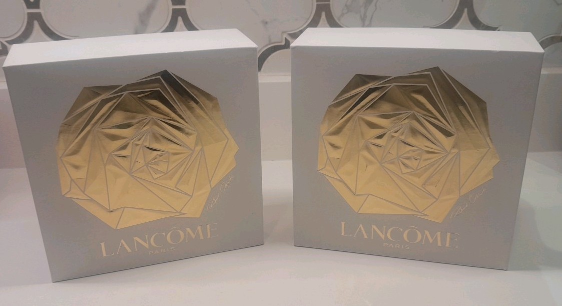 Pair Of Lancome Gift Boxes For Display Each At 7″ X 7″ X 3″