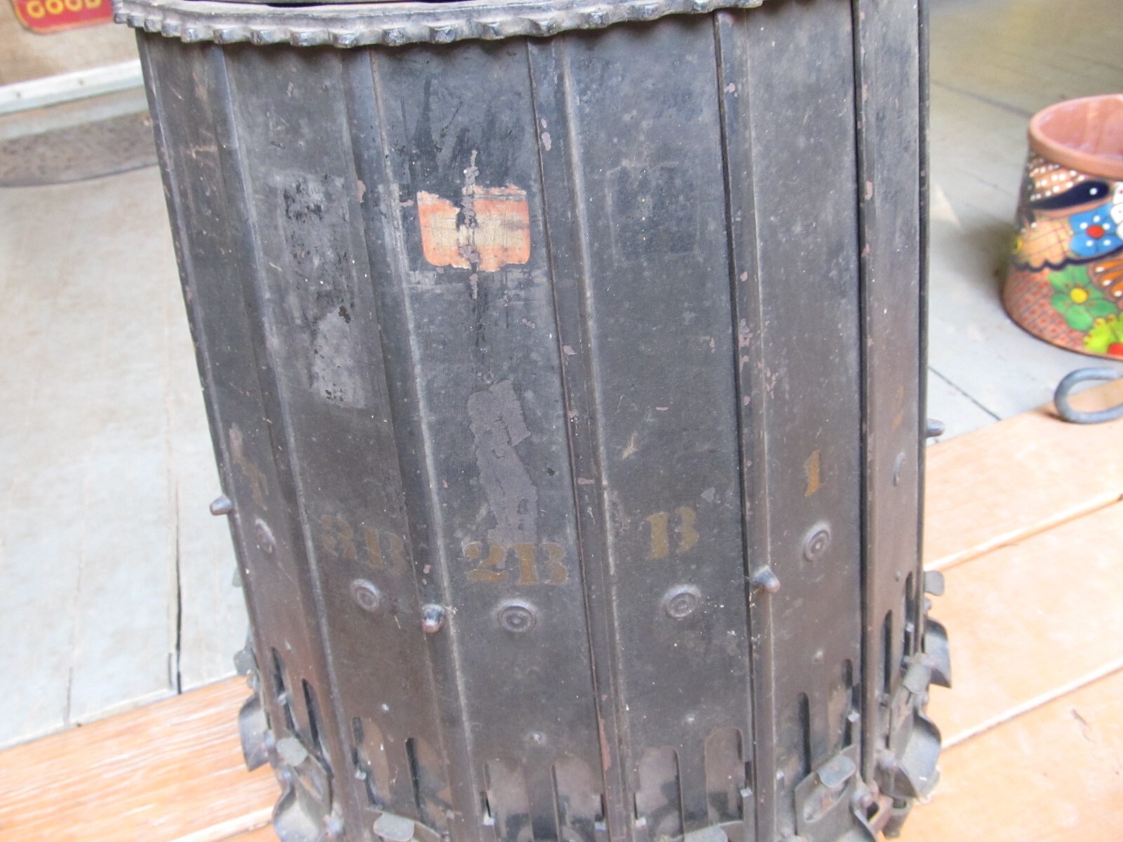 1880’s Henry Westphal’s Countertop Rotating Store Screw Bolt Shot Cabinet