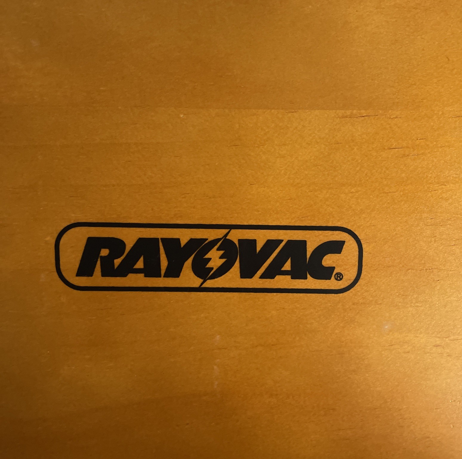 Rare Vintage Rayovac Battery Display Box Made In China. Very Nice Condition