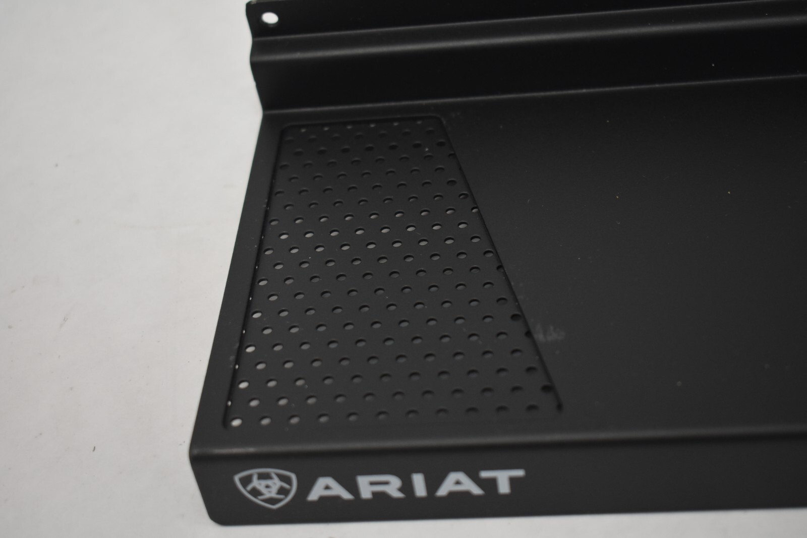 Lot of 10 Ariat Retail Shoe Shelf Black 10″ x 6″ x 1-1/4″ Stainless Steel Shelf
