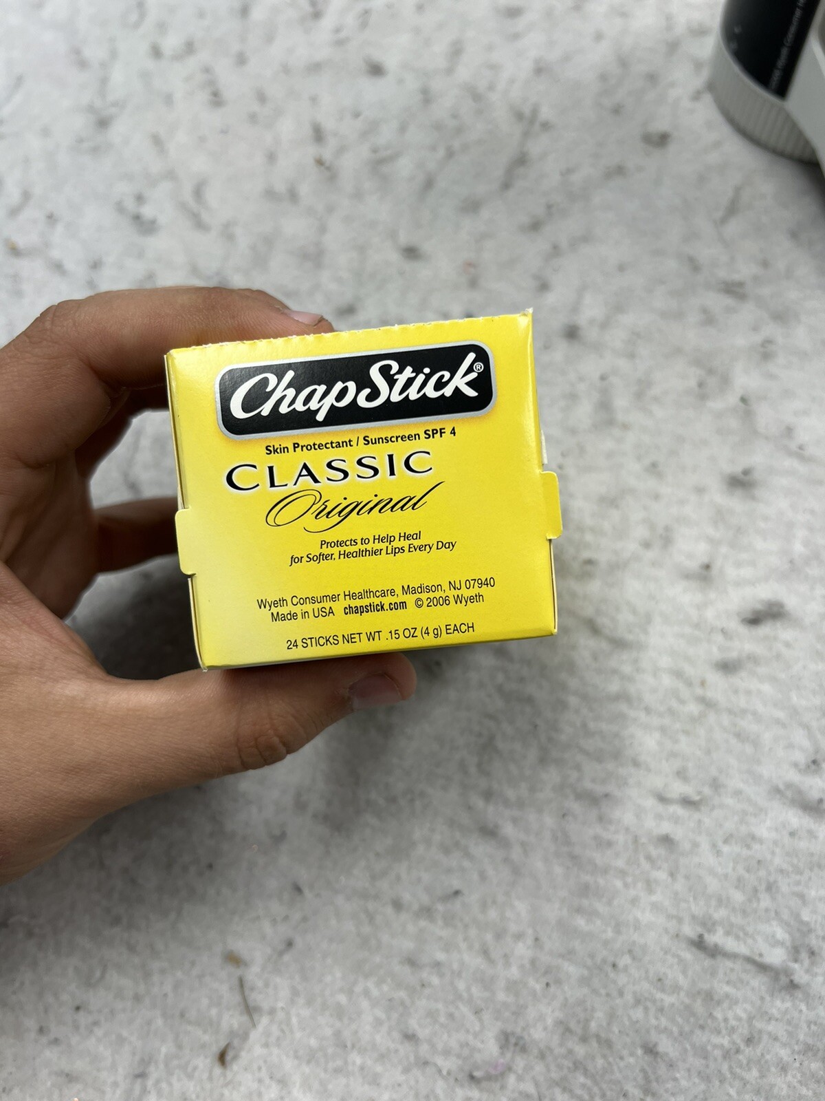 Vintage 2006 Chapstick Classic Display With 100 Unused Tubes Movie Display Store