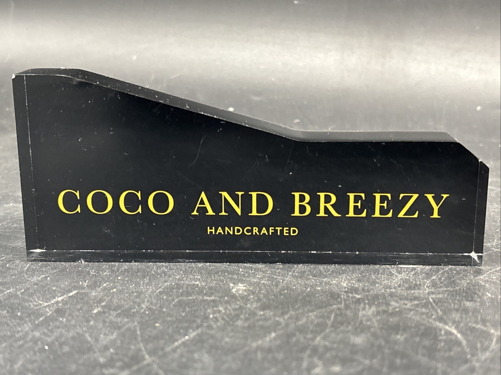 Coco and Breezy Eyewear Acrylic Retail Display – Boutique Counter POP Sign