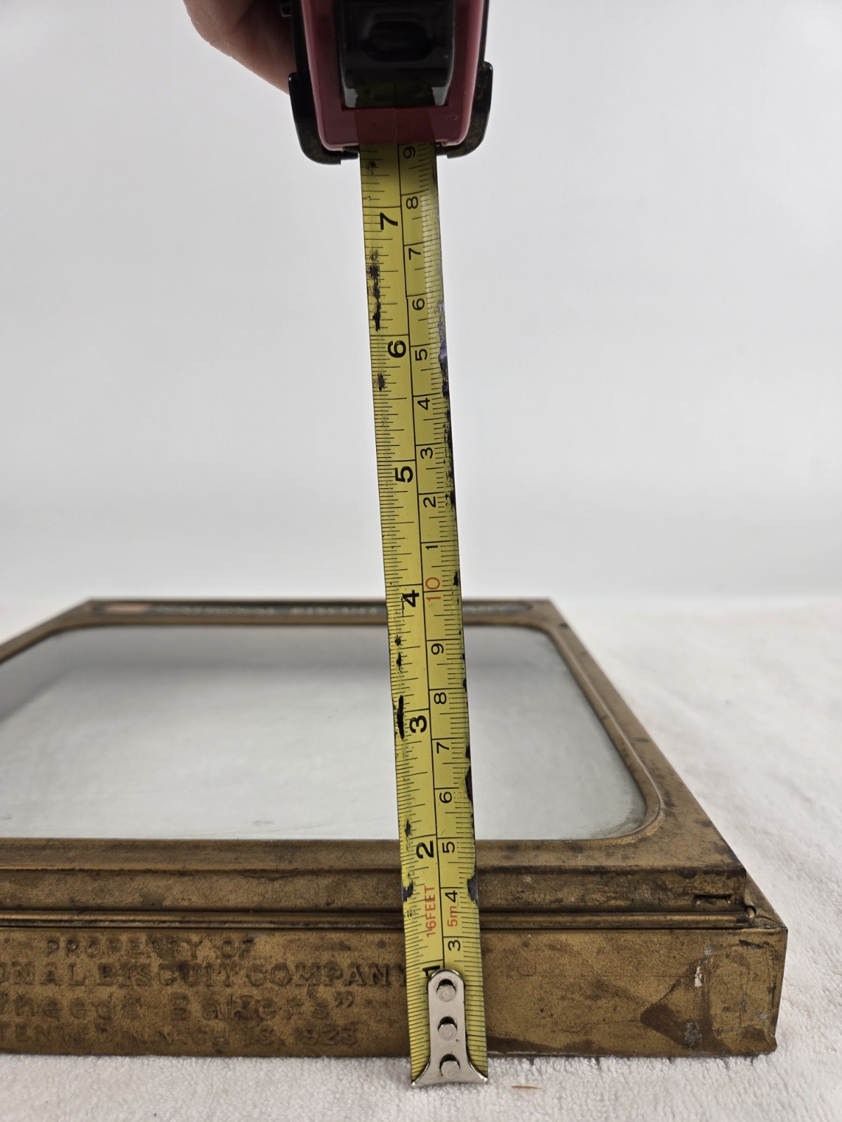Original Antique Nabisco National Biscuit Company Display Front