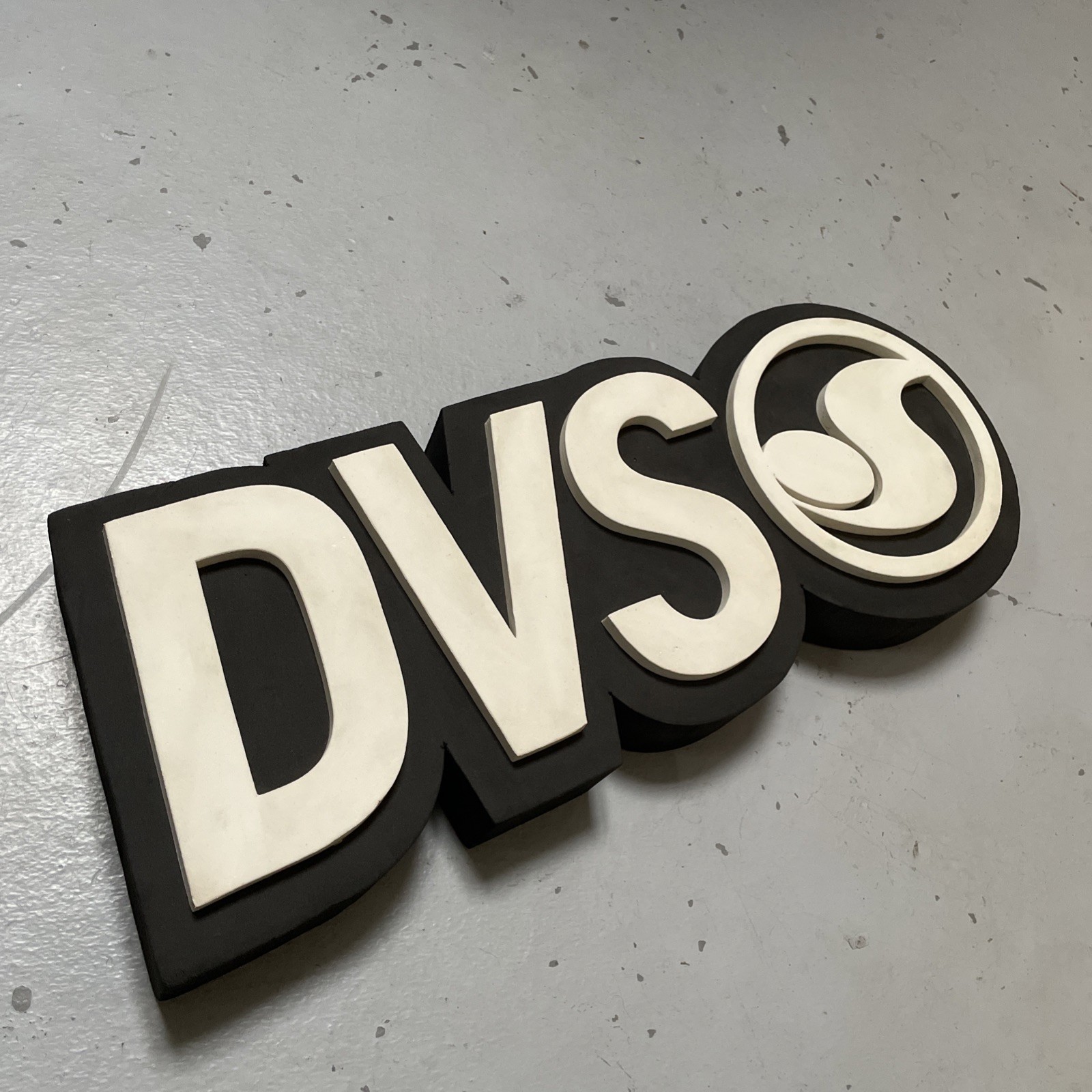 DVS Skateboarding Foam Display Retail Store Shop Standing Sign Skate Vintage?