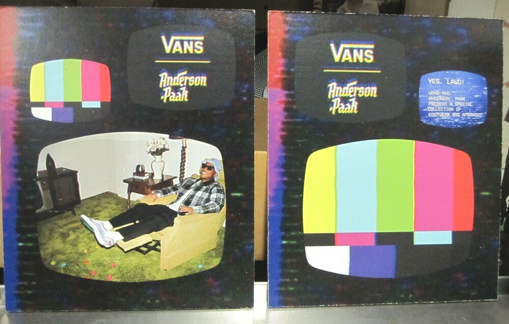 VANS x Anderson Paak skateboard surf BMX dealer 2 sided display Flawless New