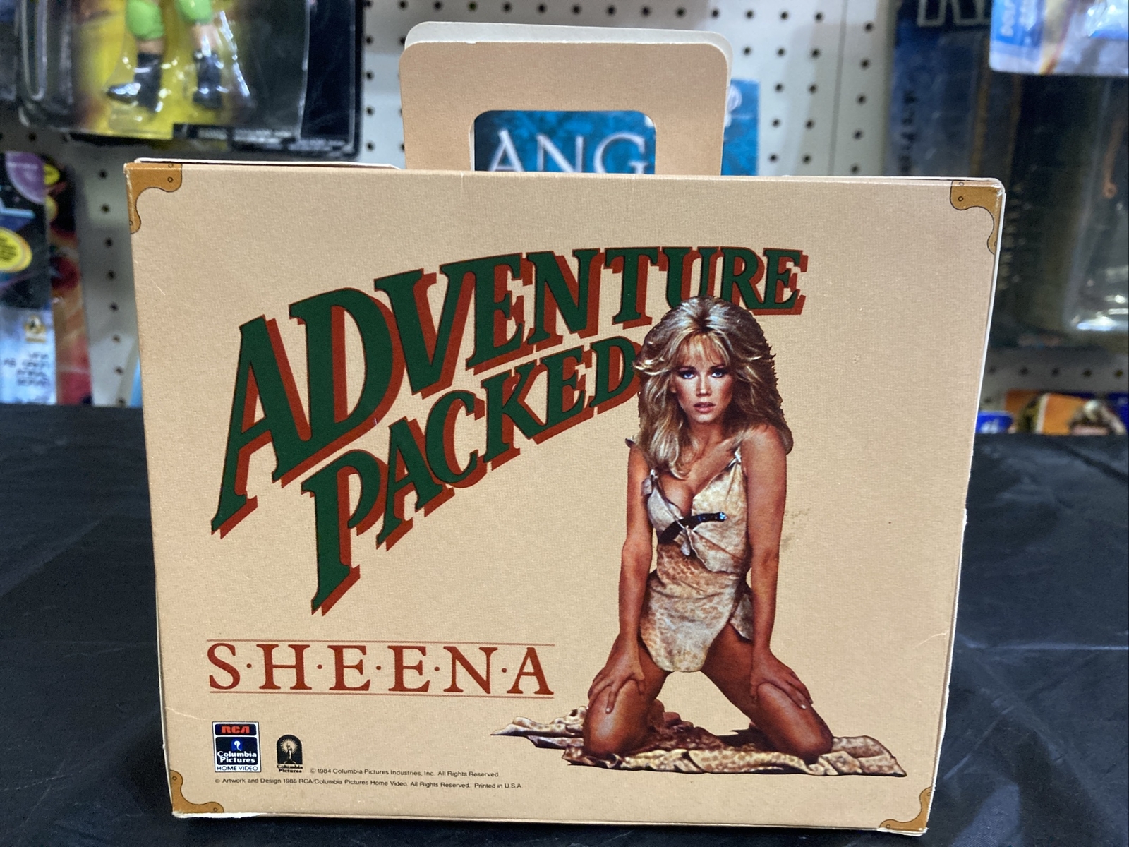 Sheena Video Store Counter Display 1985 7 1/4×7 3/4