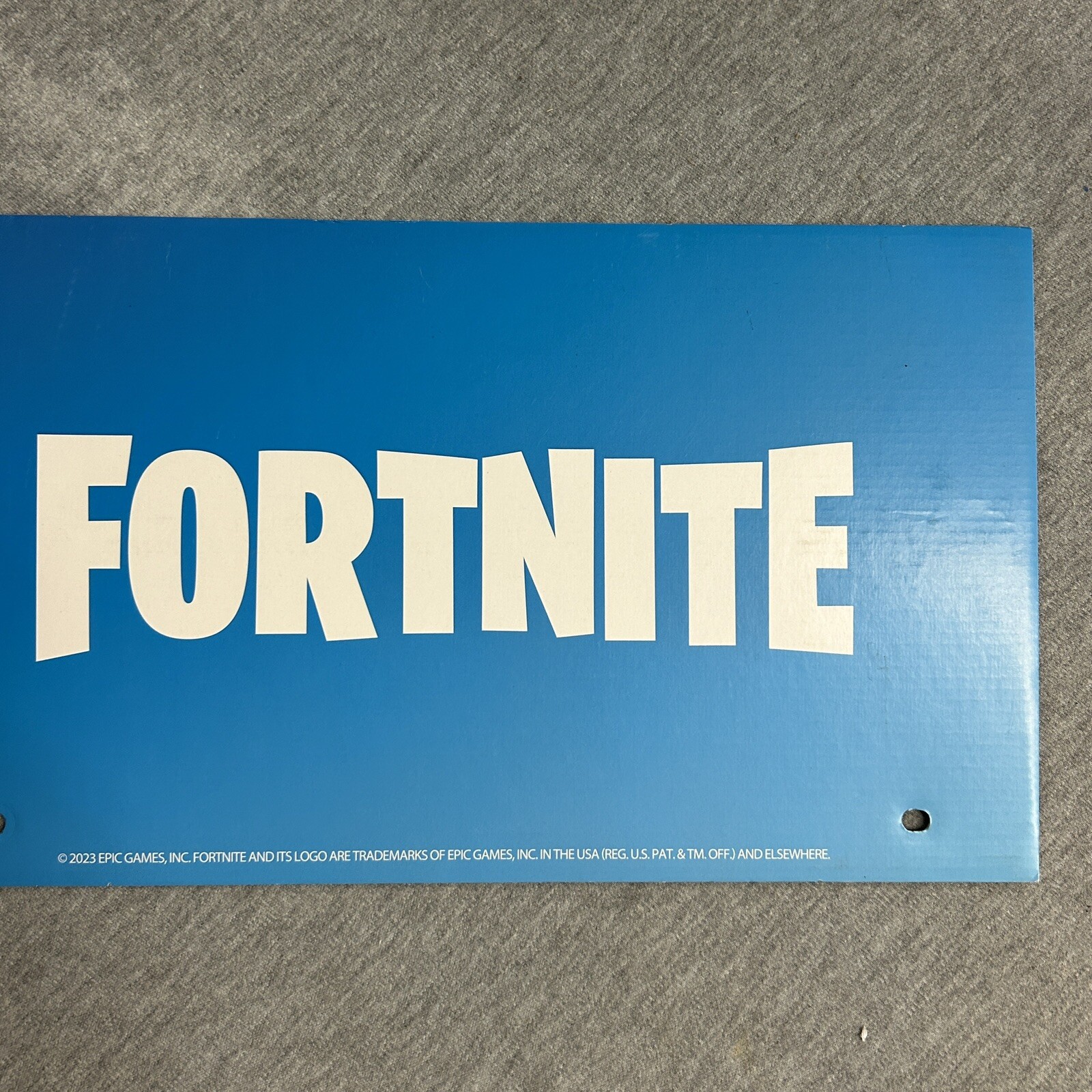 2024 Spirit Halloween Display End Cap 24″ x 8″ – Fortnite Epic Games