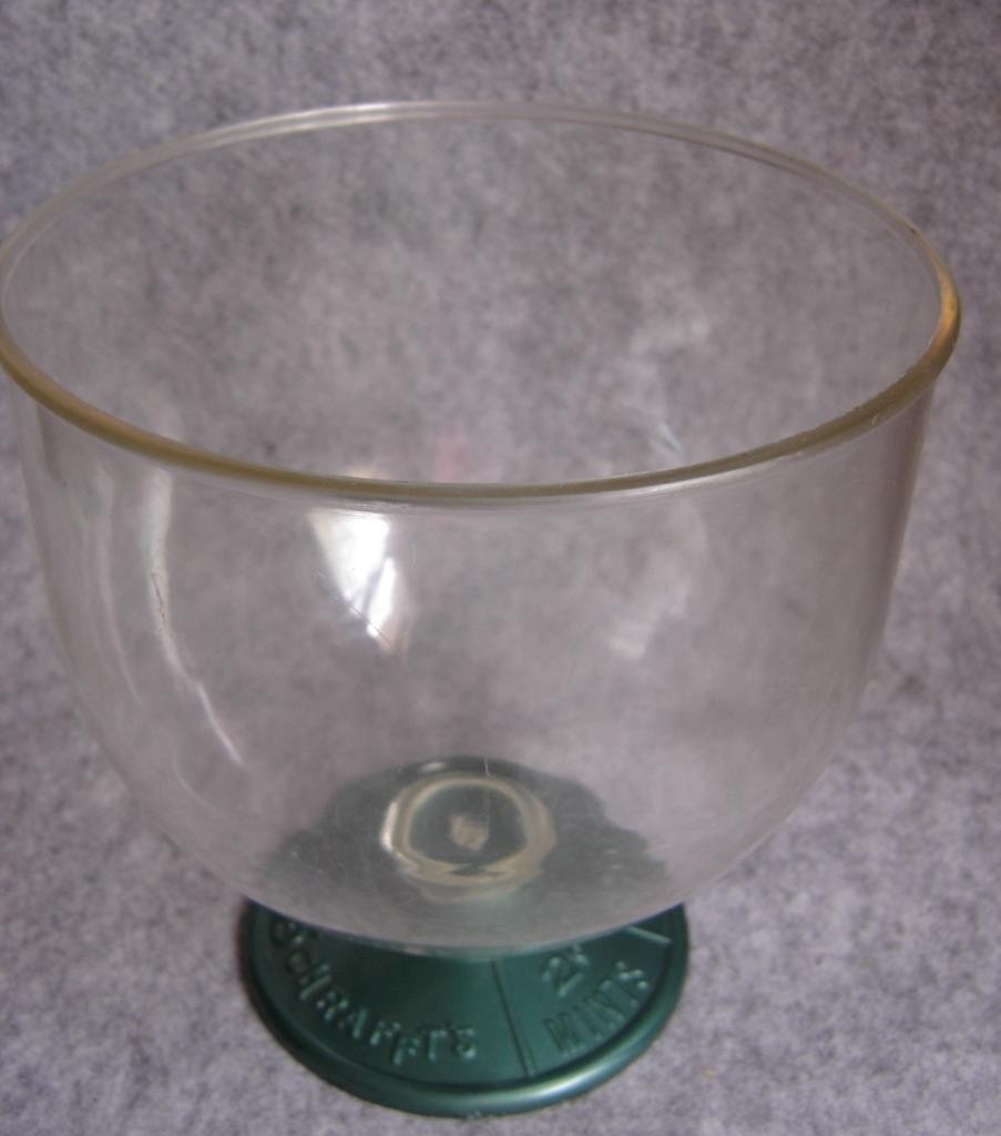 Vintage Schraff’s Mints Counter Display Dispenser Container Bowl Advertise Candy