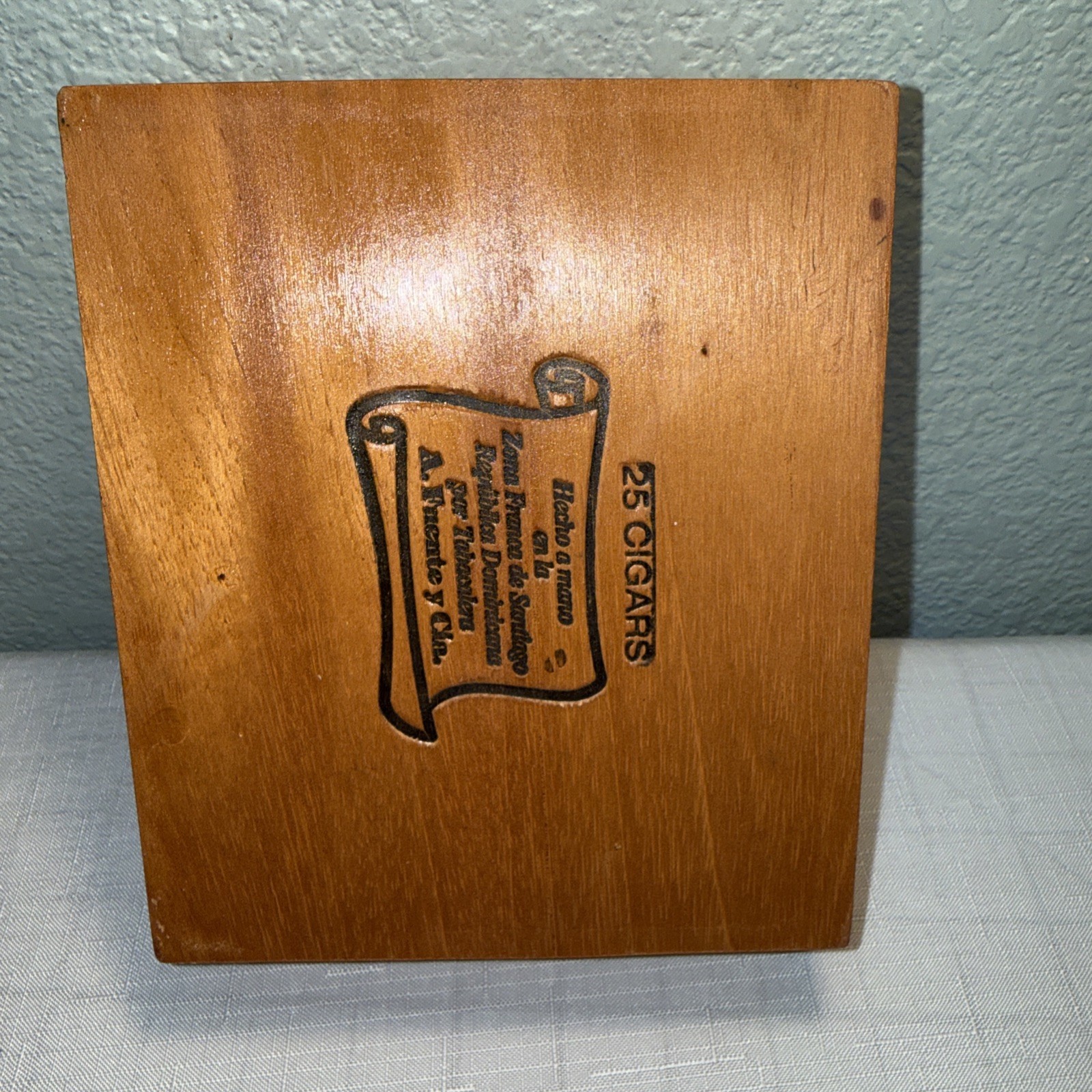 VTG Cigar Box Arturo Fuente Wooden Empty Cigar Box Cuban Corona