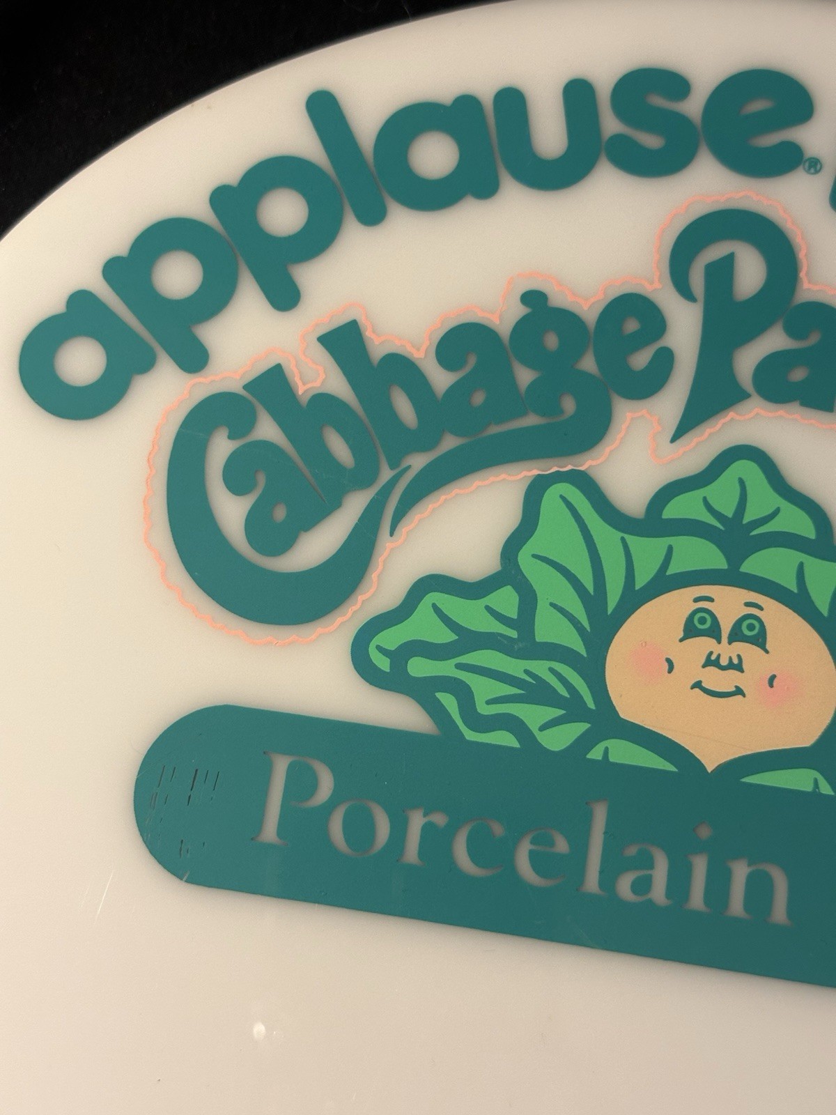 RARE White Acrylic CPK Applause Presents Cabbage Patch Kids Display Sign Only