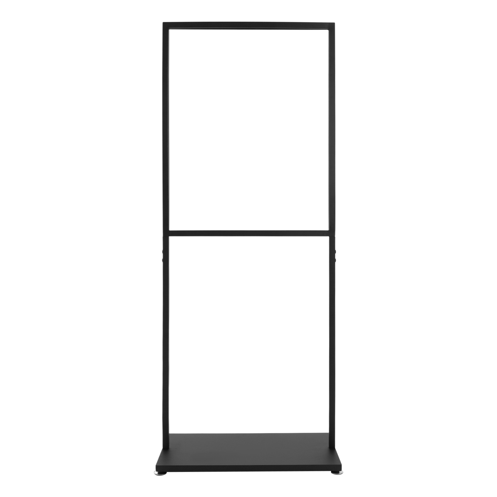 Black Advertising Display Stand Poster Display Stand Freestanding Display Stand