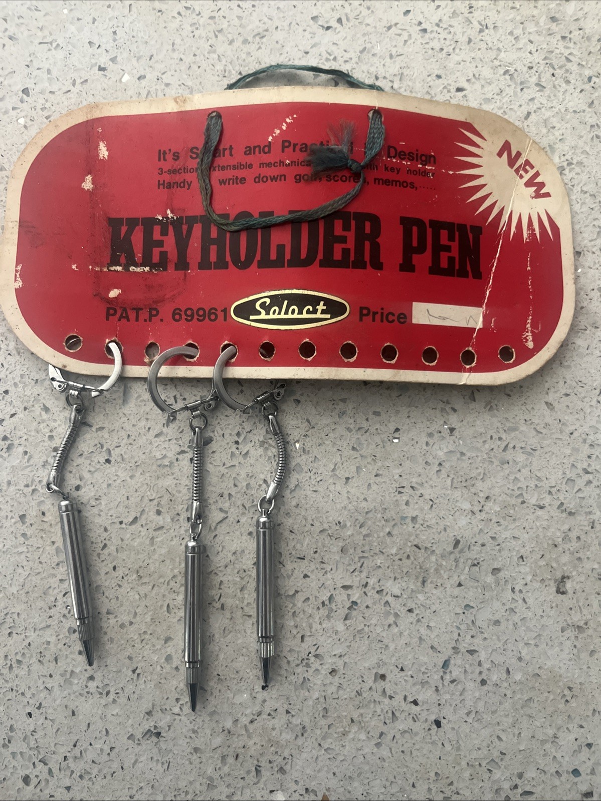 Vintage Key Holder Pen Store Display Ford Mechanic Memorabilia