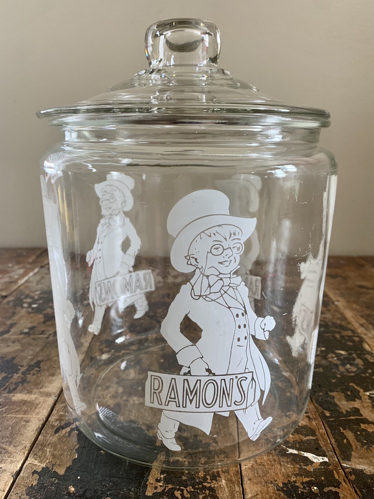 Vintage Ramon’s The Little Doctor General/Country Store Glass Counter Bulk Jar