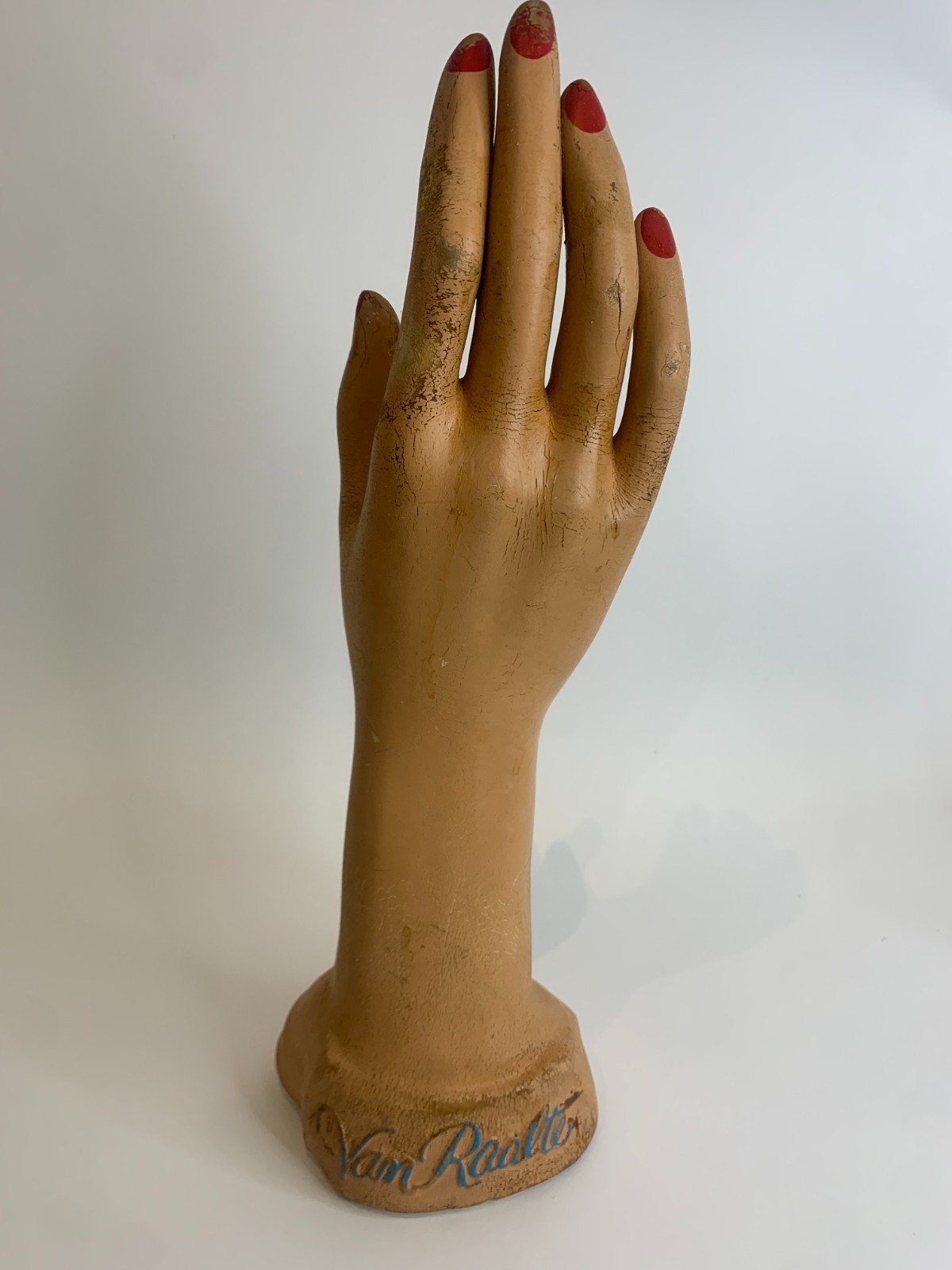 Vintage Van Raalte Department Store Composition Display Hand Mannequin c.1940s-5