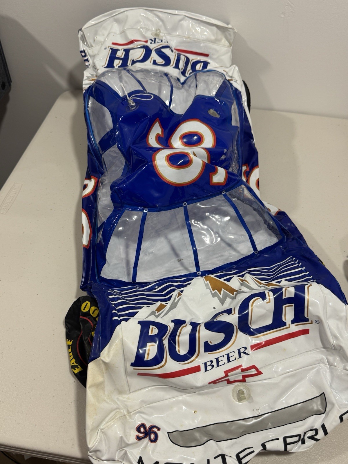 1993 BUSCH BEER 36″ NASCAR Chevrolet Monte Carlo #98 Inflatable Hanging Racecar