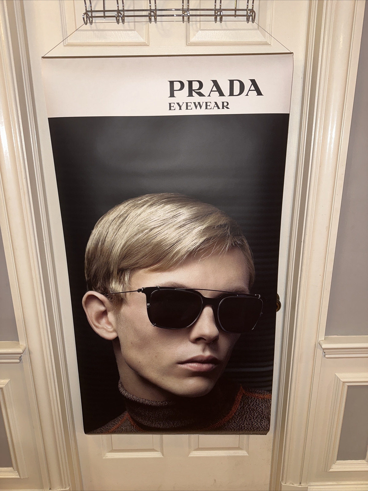 double sided PRADE EYEWEAR BANNER ADVERTISEMENT 28”x54″,model # ZPRBA17 ,bv0001