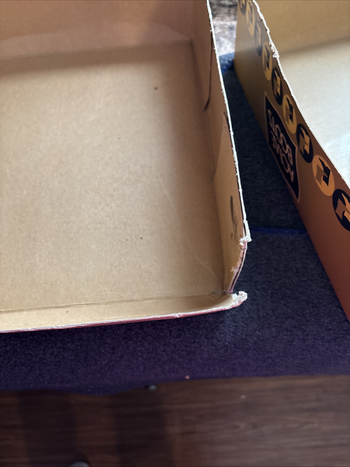 2 Vtg Acme Boots Hawkeye Box Graphics Advertising 12×13 Empty Boxes. See Desc.