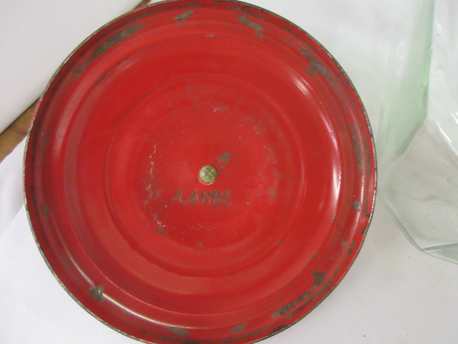 VINTAGE STORE ADVERTISING LANCE CRACKERS COUNTER BIN DISPLAY RARE M-814