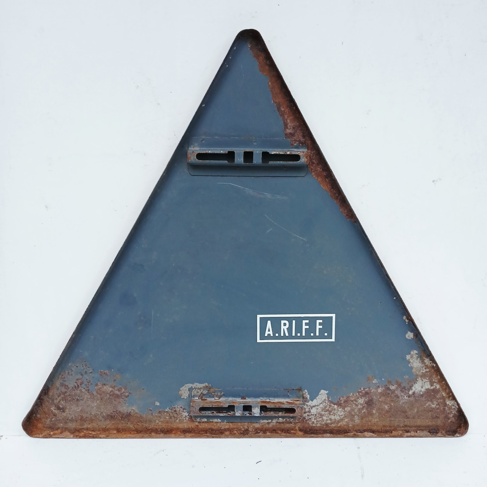 Vintage 60s France Road Sign