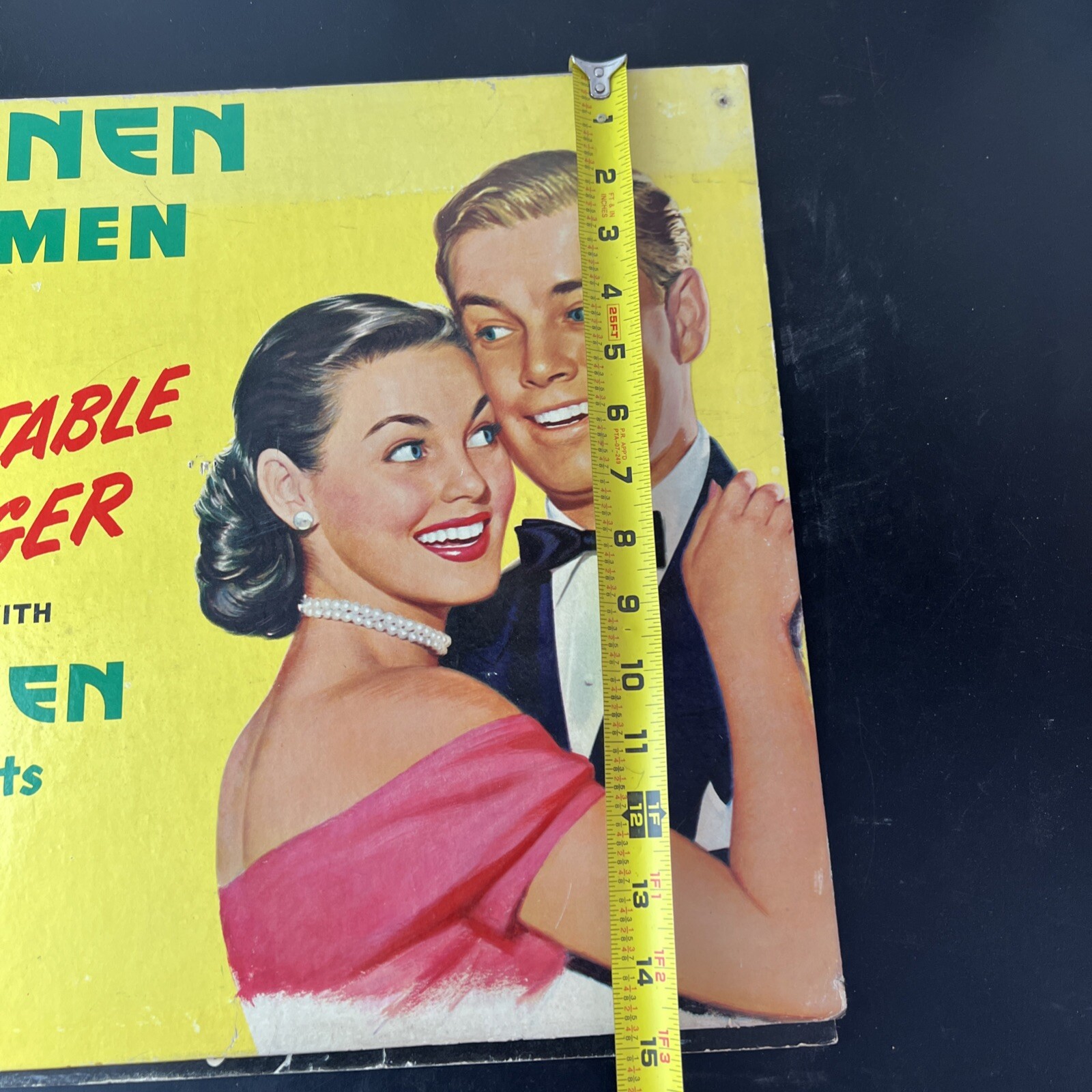 VTG Lot of 2 Mennen Cardboard Advertising Store Signs Deodorant