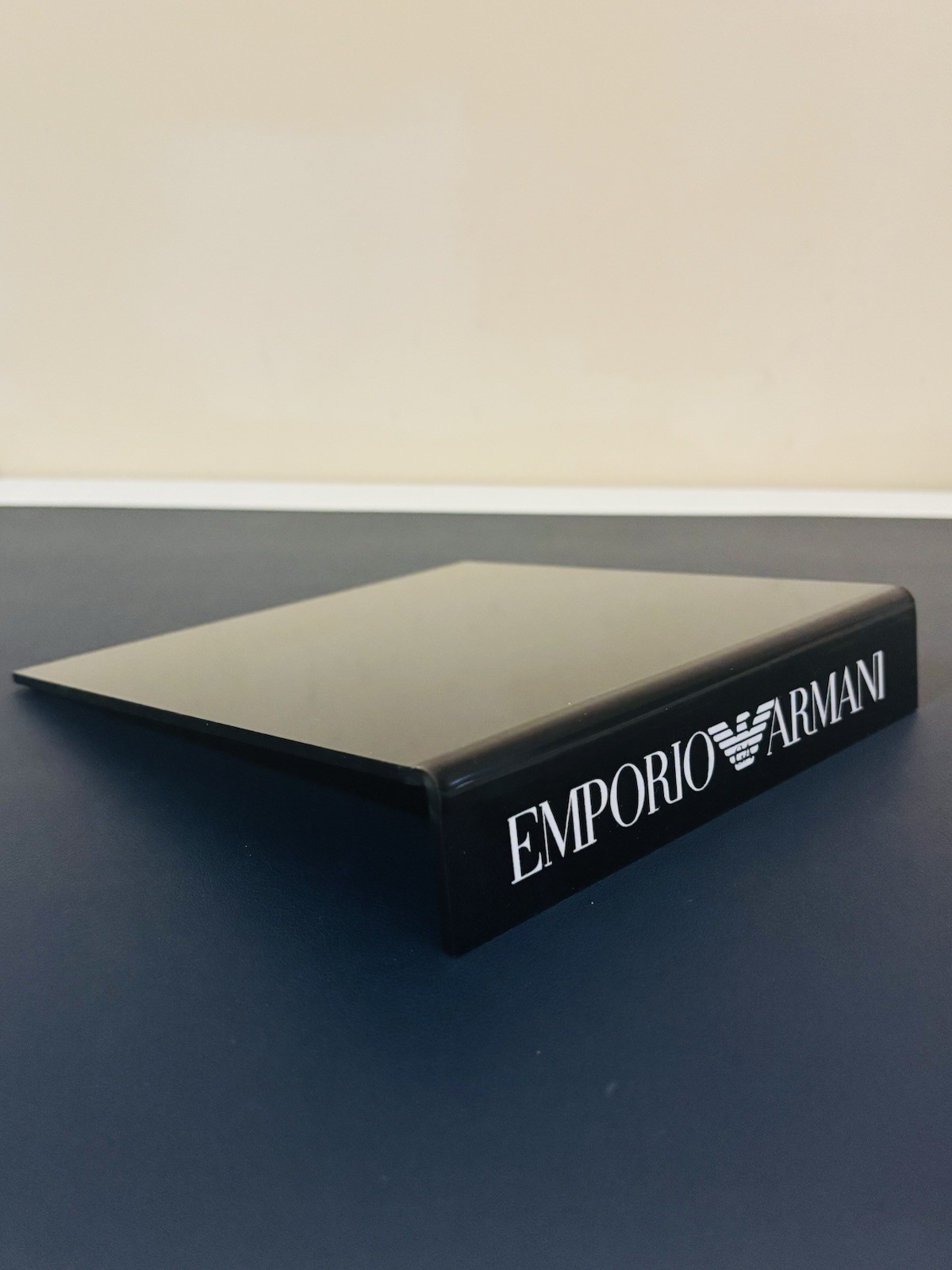 Emporio Armani Black/White Store Display Stand Riser Advertising Retail Decor