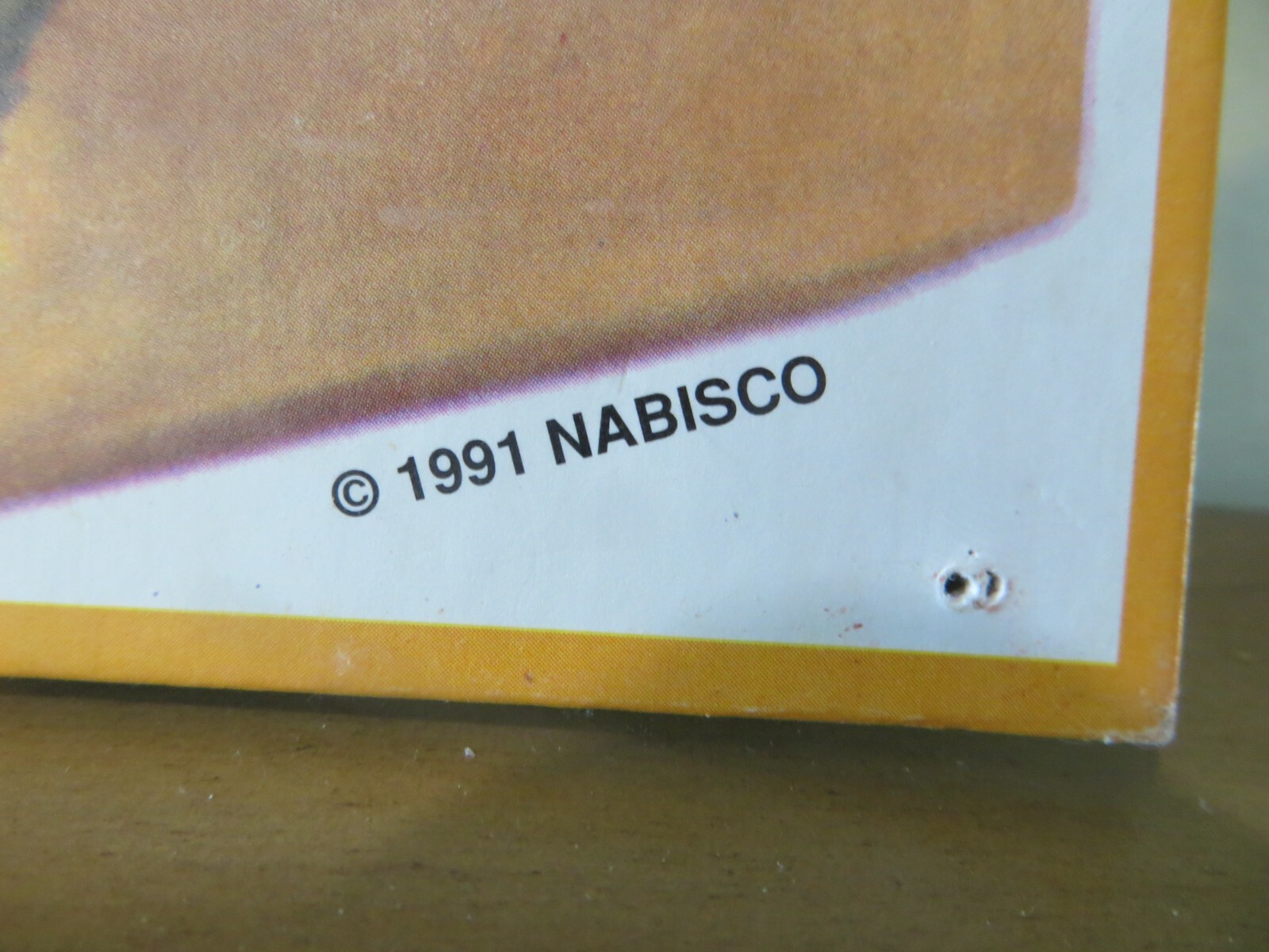 National Nabisco Co. Oh-oh OREO CREME SANDWICH COOKIE CARDBOARD SIGN 1991