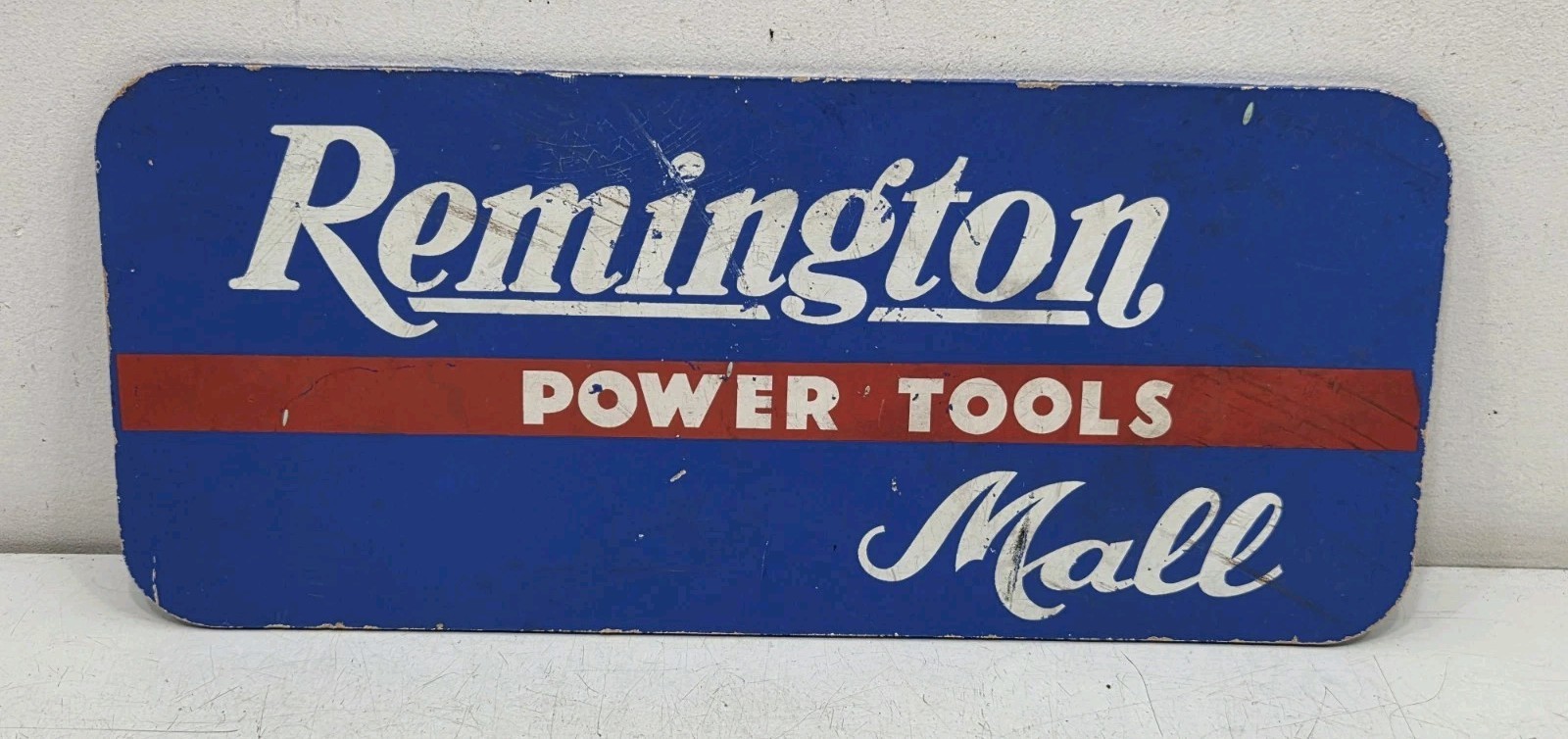 Vintage Mall Remington Power Tools Chain Saw Tool Store Display Rack Sign 6.5×15