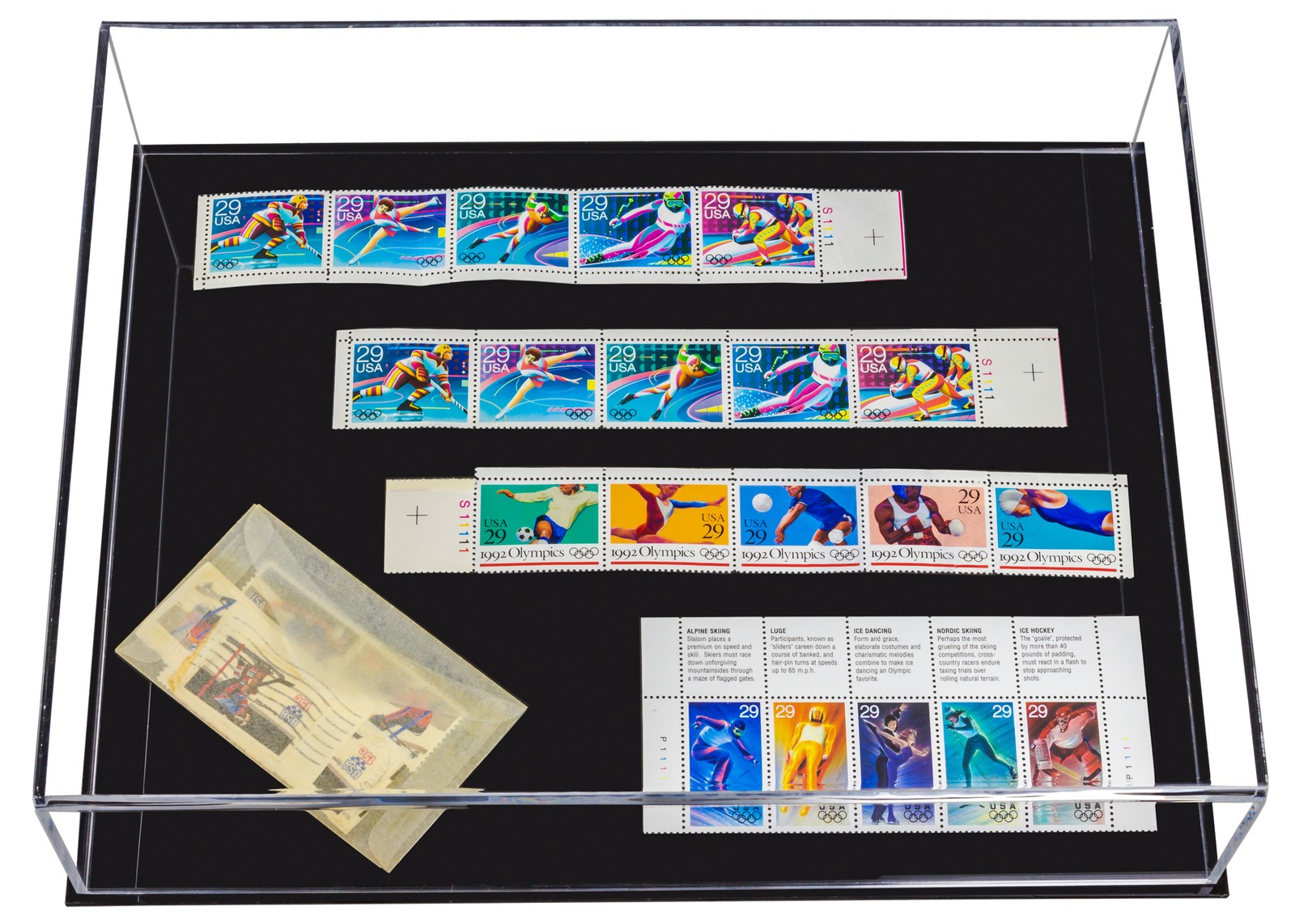 Deluxe Clear Acrylic Book, Stamp, or Coin Collection Display Case (A029-BDS)