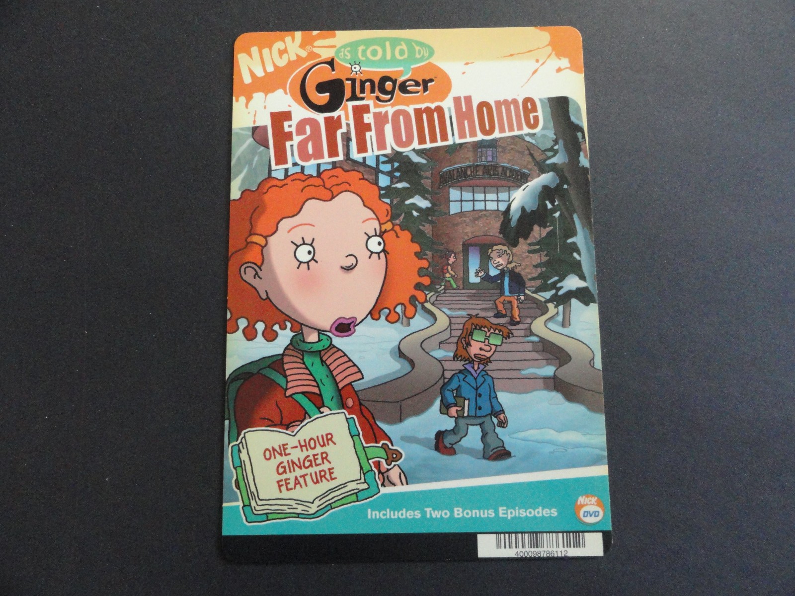 AS TOLD BY GINGER FAR FROM HOME (NICK) BLOCKBUSTER VIDEO STORE BACKER CARD