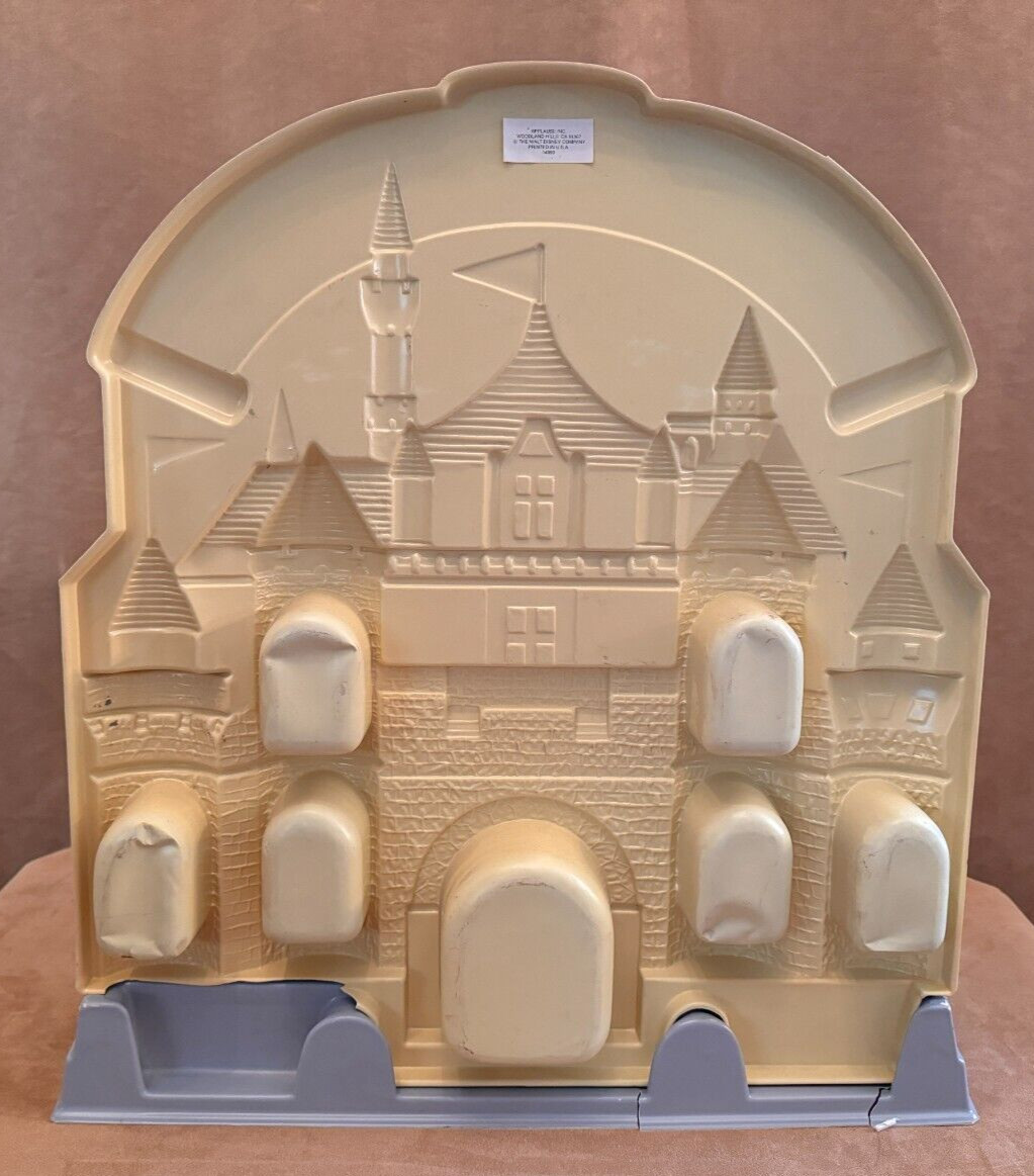 1988 Disney Castle Collection Store Display PVC Figures Magic Kingdom Vintage