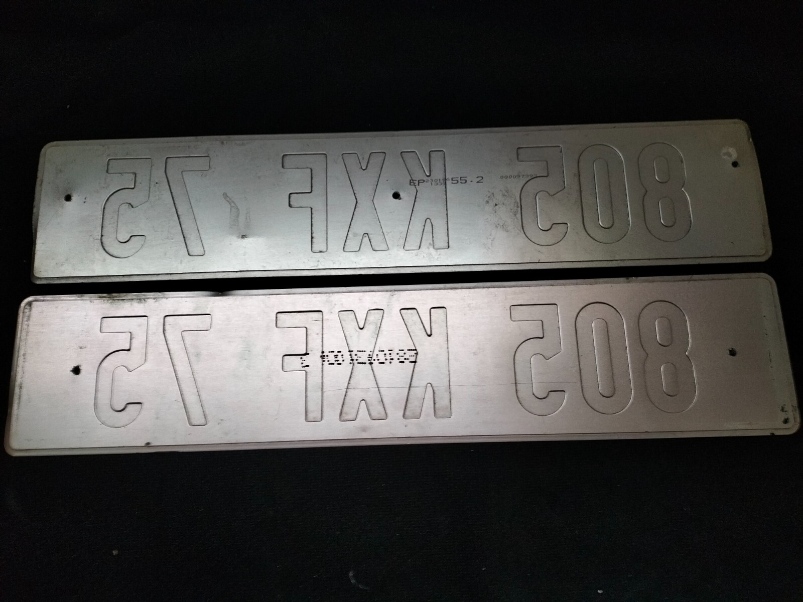 Original Vintage Paris France Car License Plate Modernism for Collectors