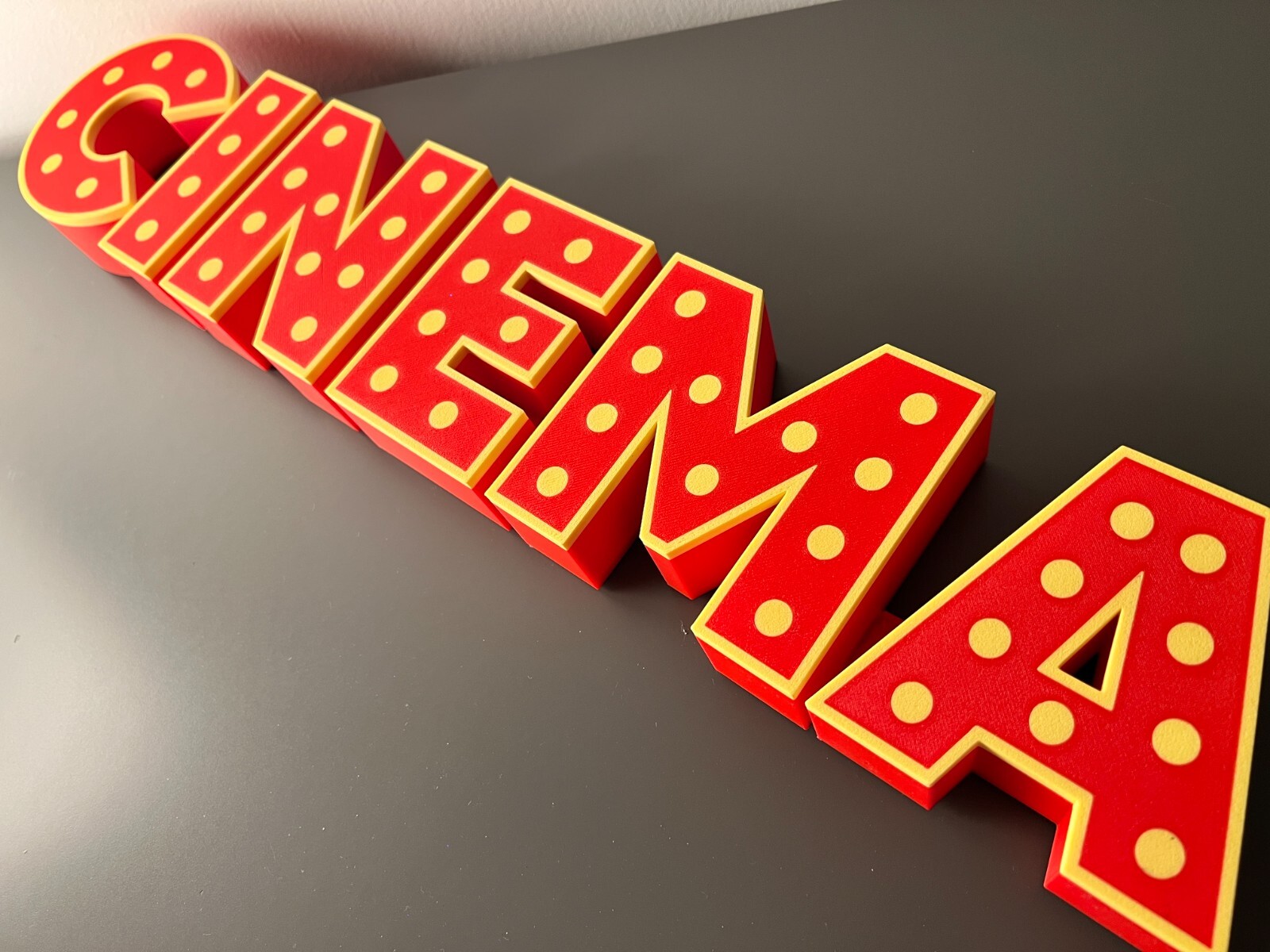 Cinema Sign Sign Sign Plaque Movie Cinema Lighted Sign Vintage Movies Logo