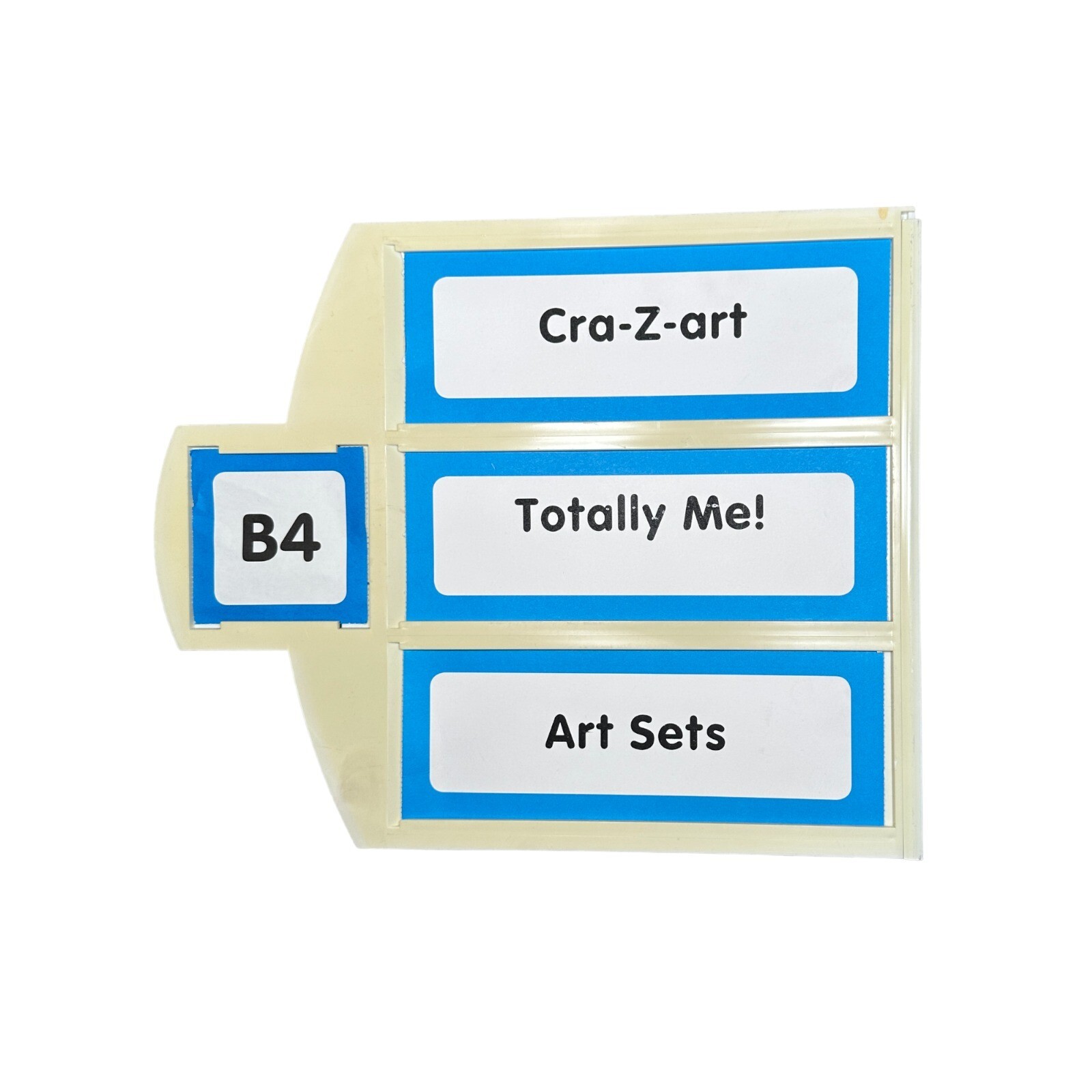 Toys R Us True Aisle Sign B4 Cra-Z-art. Totally Me!, Art Sets