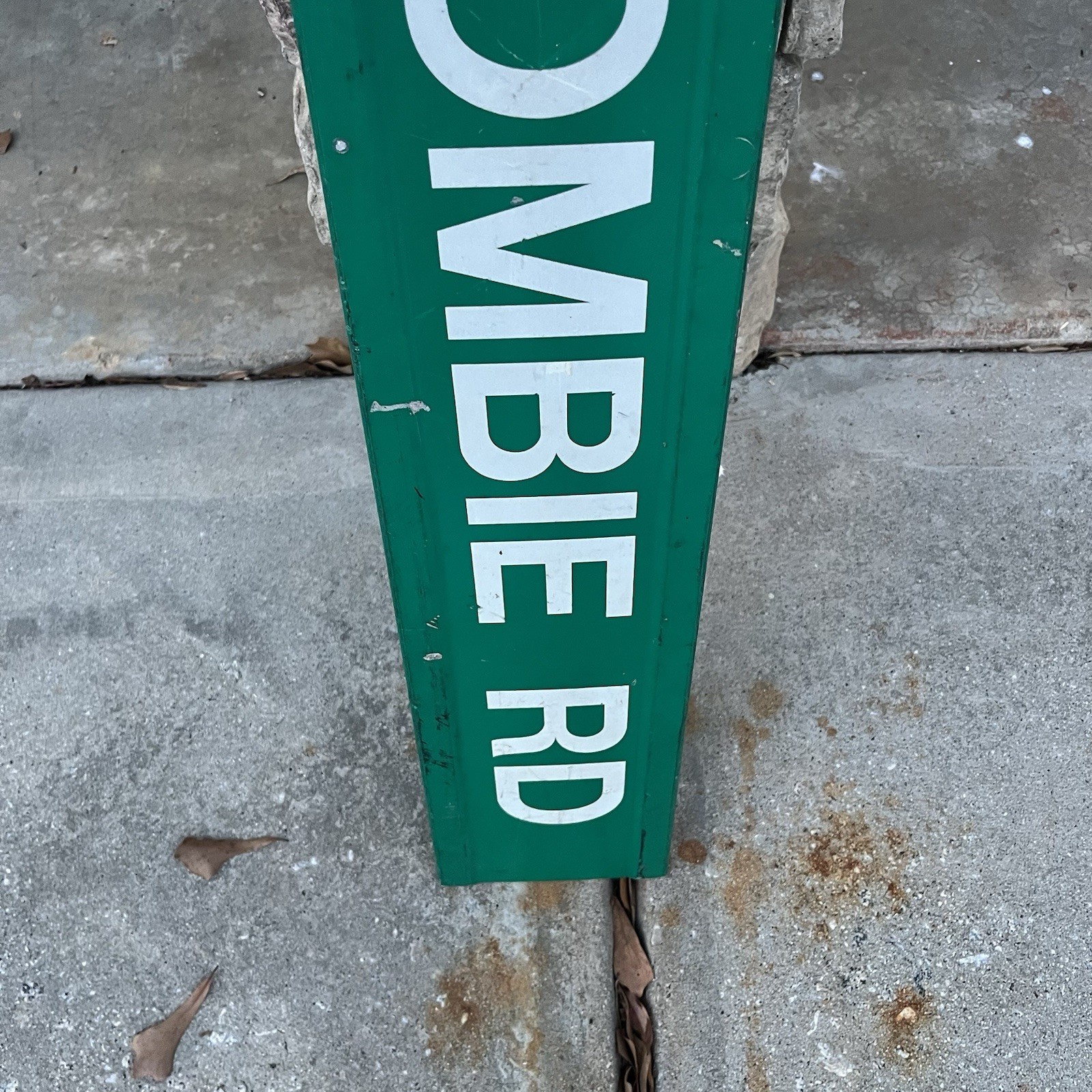 Abercrombie & Fitch Street Sign Drive Dr Store Display ? Green Aluminum A&F