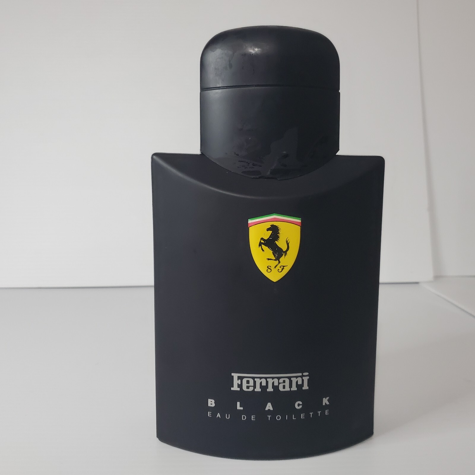 Ferrari Black Men EAU De Toilette Large Store Display Bottle Full Made In Italy