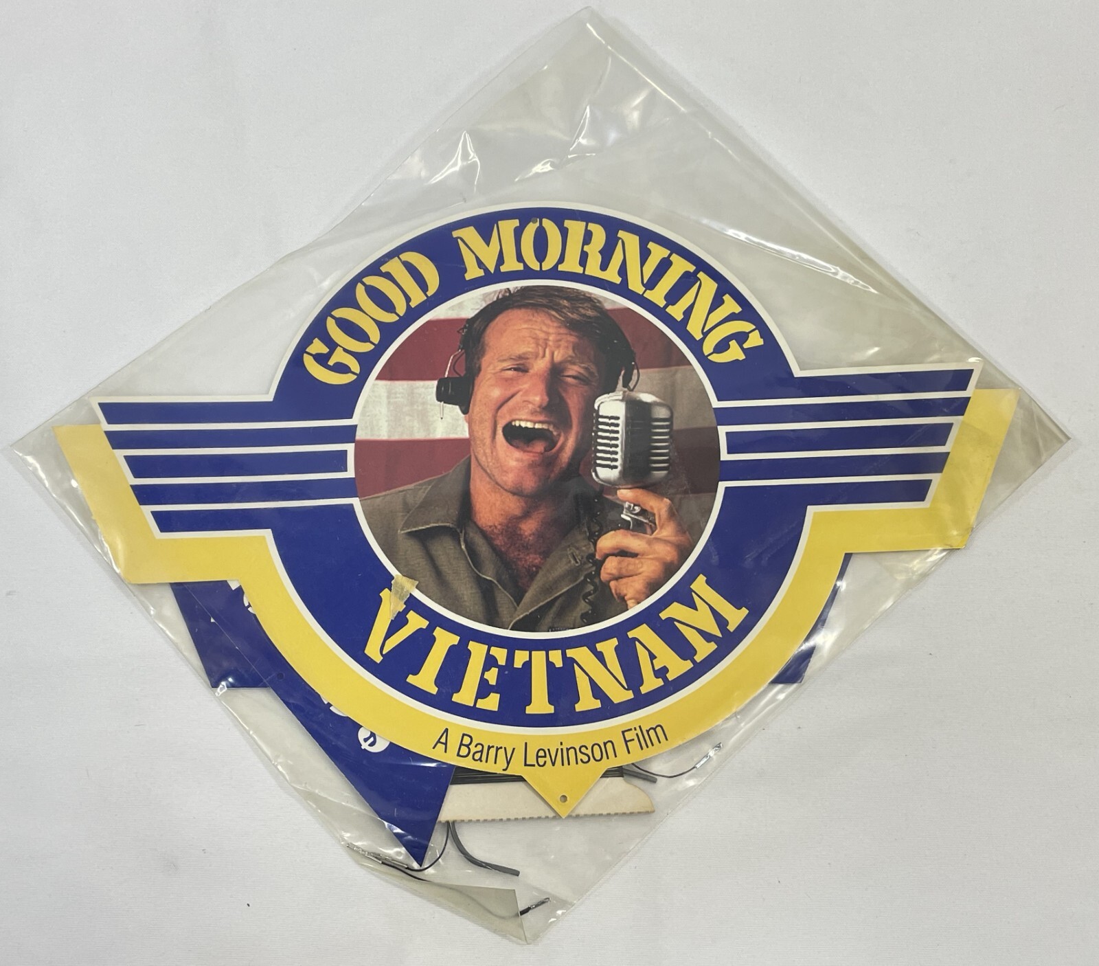 Vintage Robin Williams Good Morning Vietnam Promo Cardboard Store Display RARE!