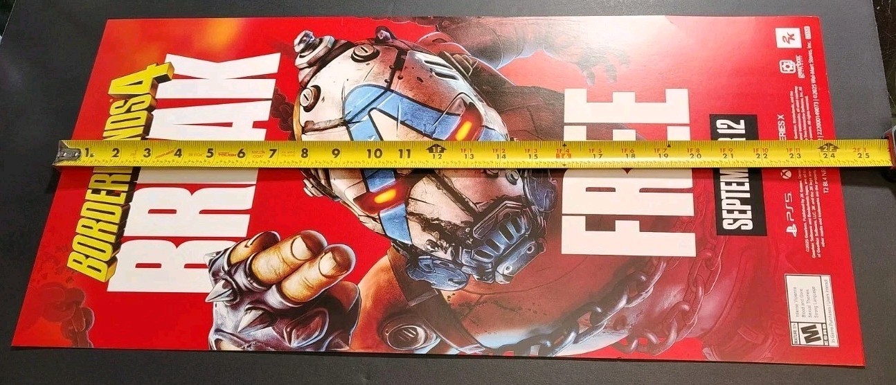 2025 – Borderlands 4 – Store Display 24x 11x