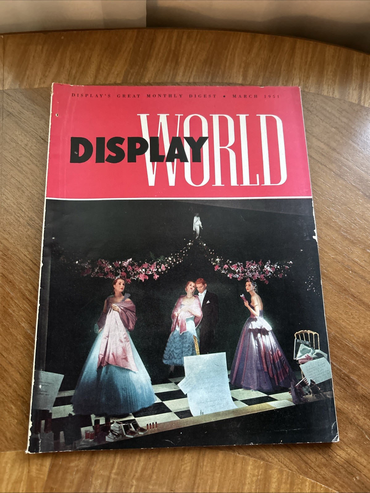 Vintage Display World Magazine 1951 Retail Store Window Mannequins Advertising