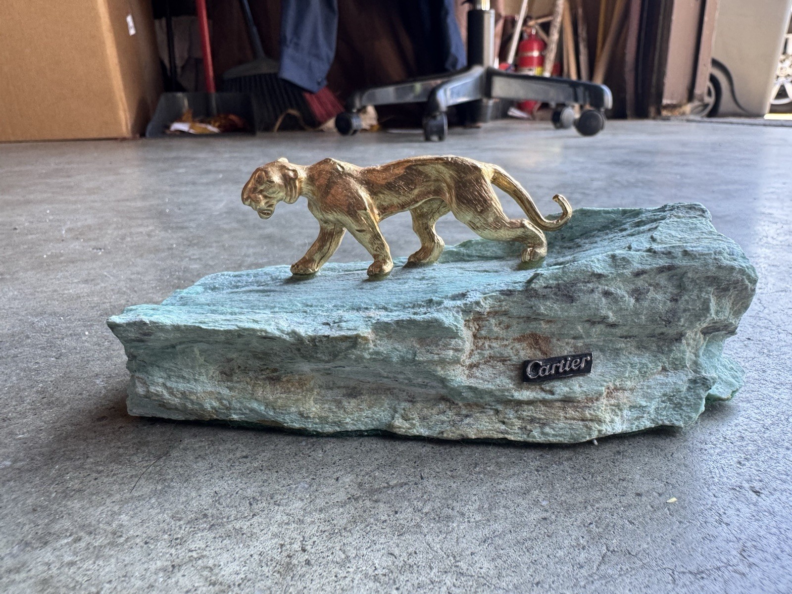 Vintage Cartier Panthere Panther Stone Store Display