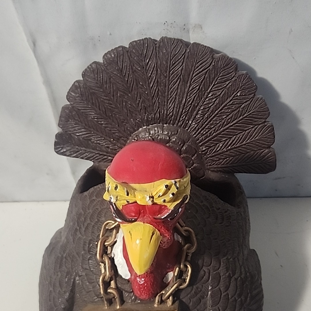 Slim Jim Gangsta Turkey Counter Top Display Advertising Piece Thanksgiving