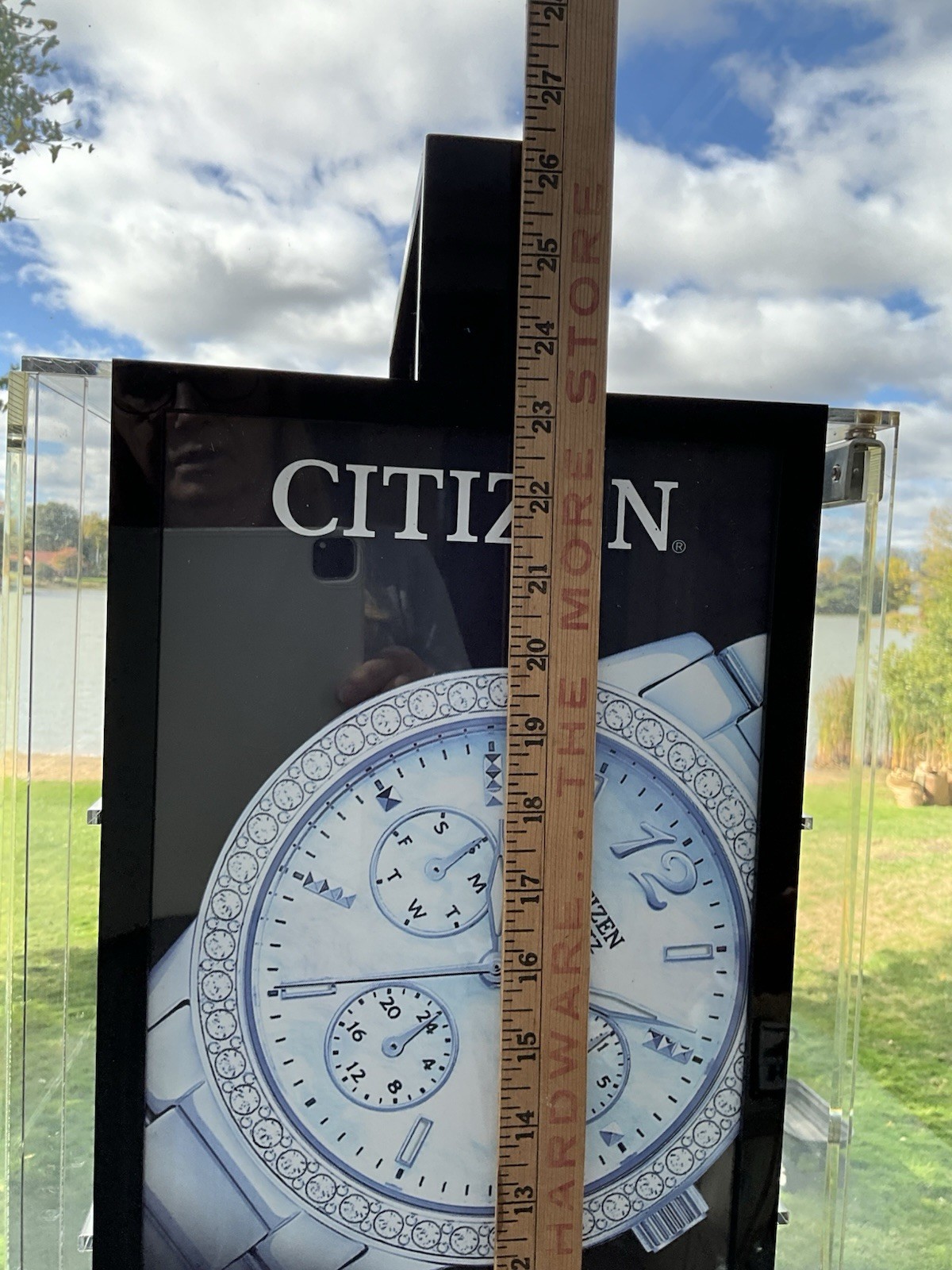 CITIZEN Watch Dealer Display Case Locking Cabinet Acrylic Removable Sides