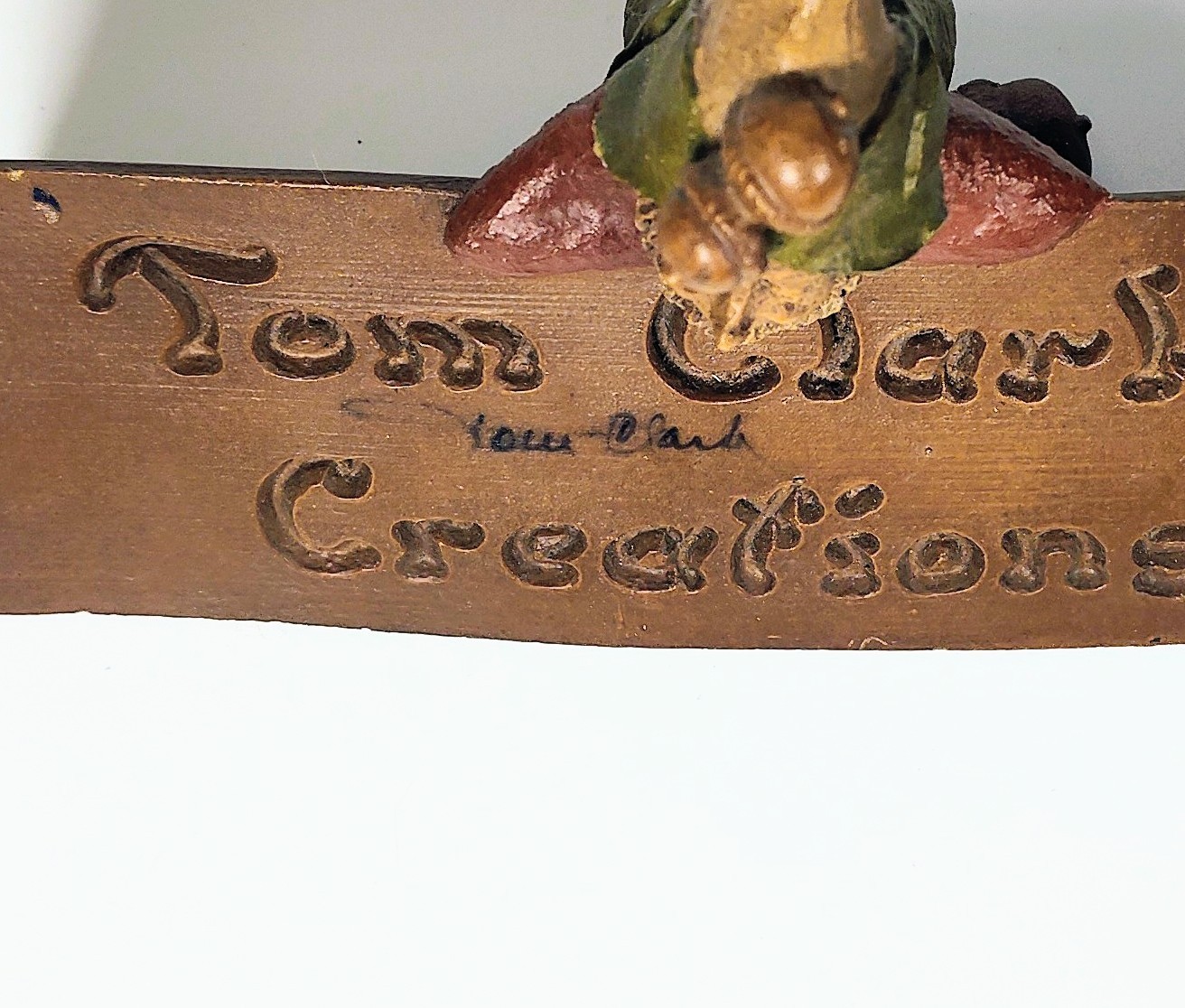 1983 Tom Clark’s Creations *PEN SIGNATURE* ADVERTISING SIGN Store Display Gnome