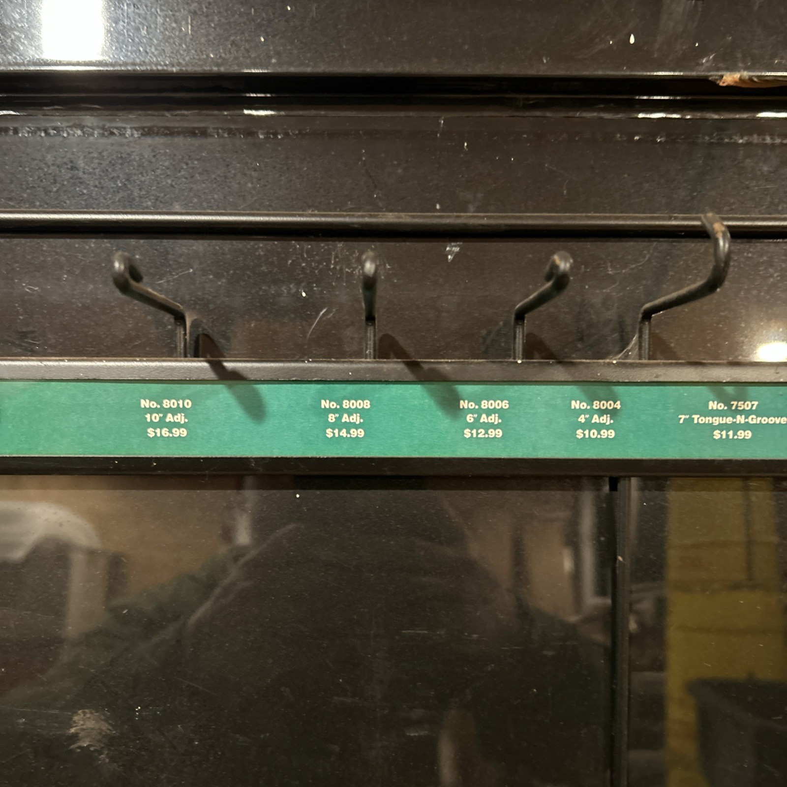 Vintage 1985 S-K Tools Hardware Store Plier Wrench Display 24” X 37” X 3”