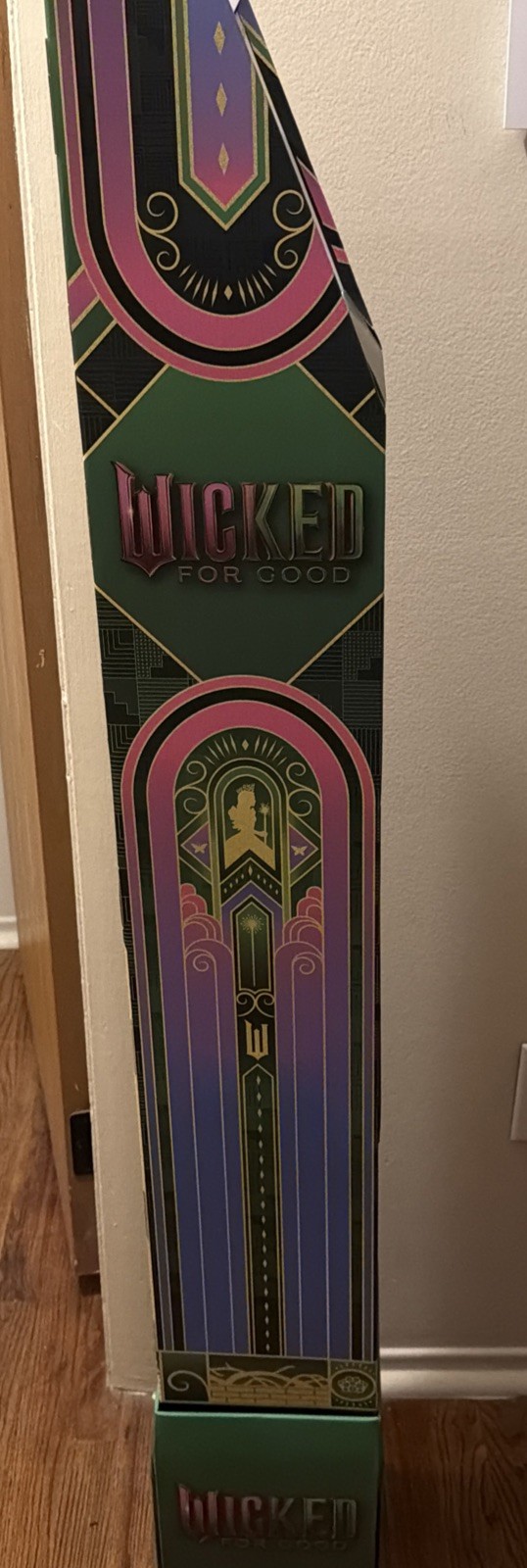 Wicked For Good 2025 Movie – Store Display ORDO Sonic Edge Toothbrush Stand Box