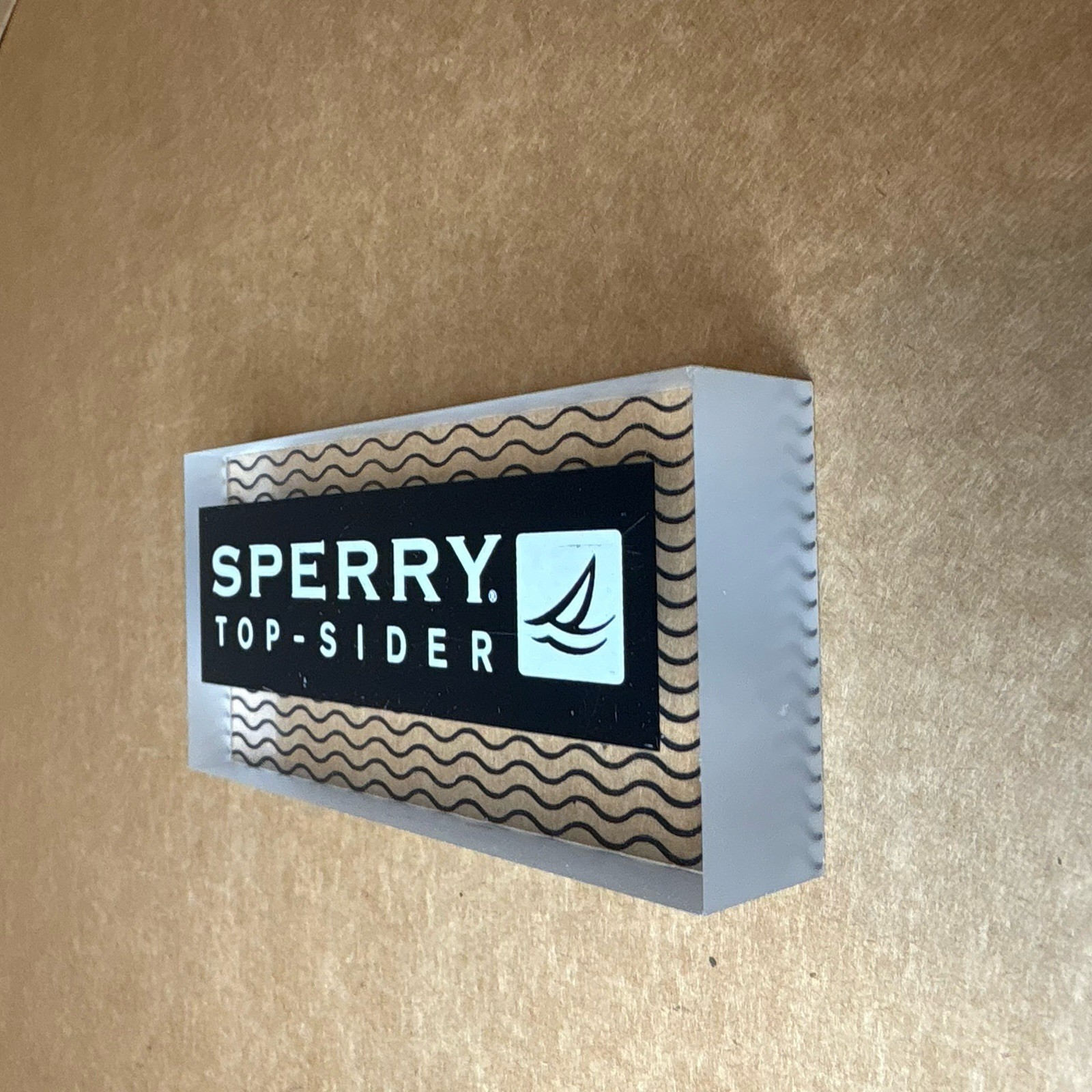Sperry Top Sider Acrylic Store Retail Display Piece Boat Shoe Pre-owned Must Hav